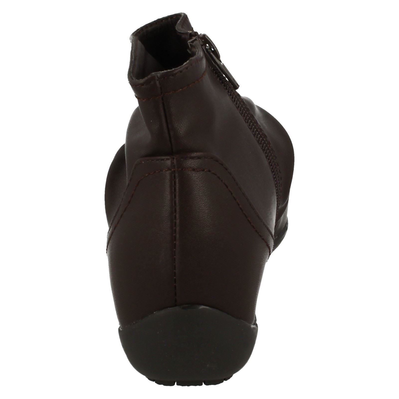 Ladies Down to Earth Casual Ankle Boots 'F5R0675' - Picture 14 of 19