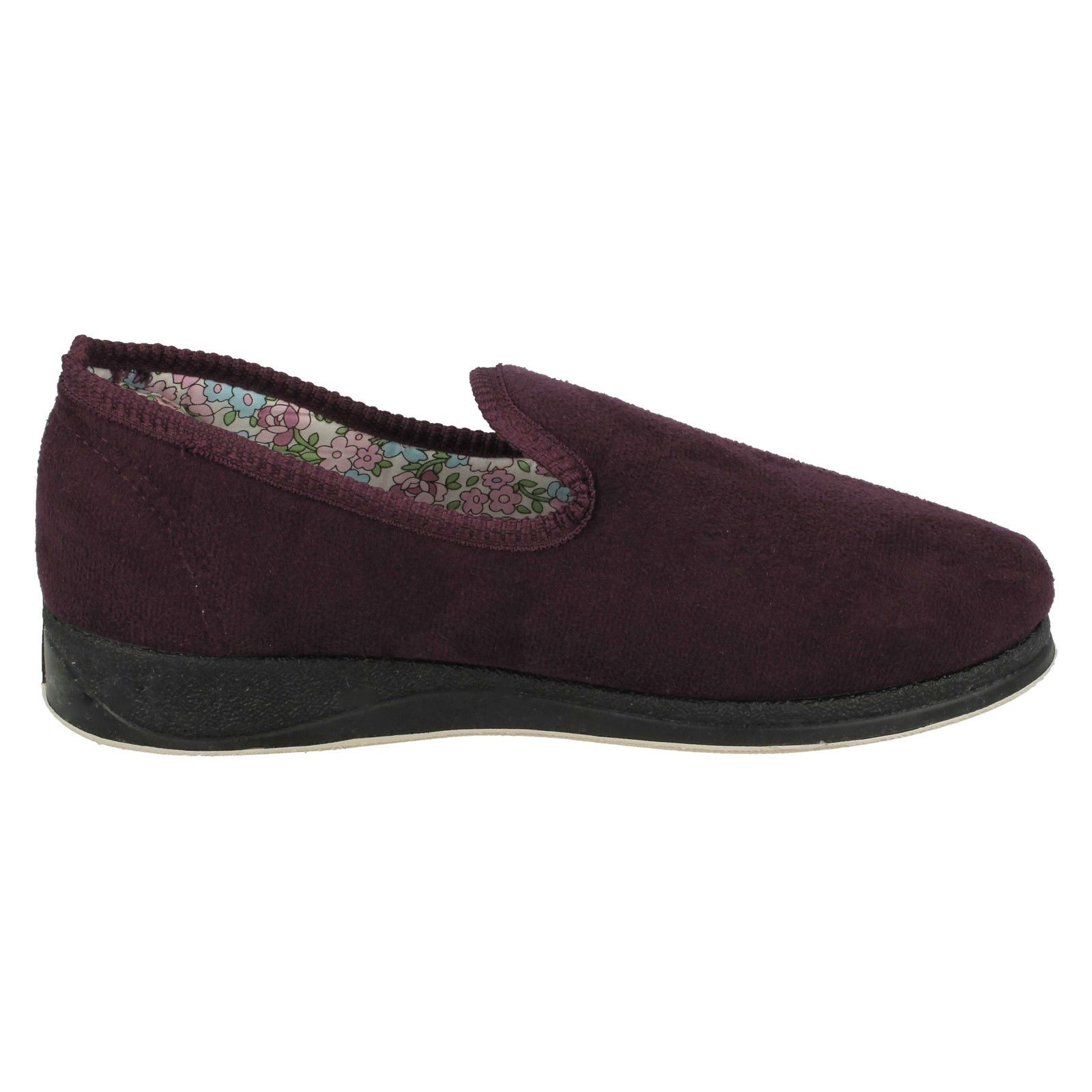 Ladies Padders Wide Fit Slippers 'Repose 18' - Picture 7 of 19