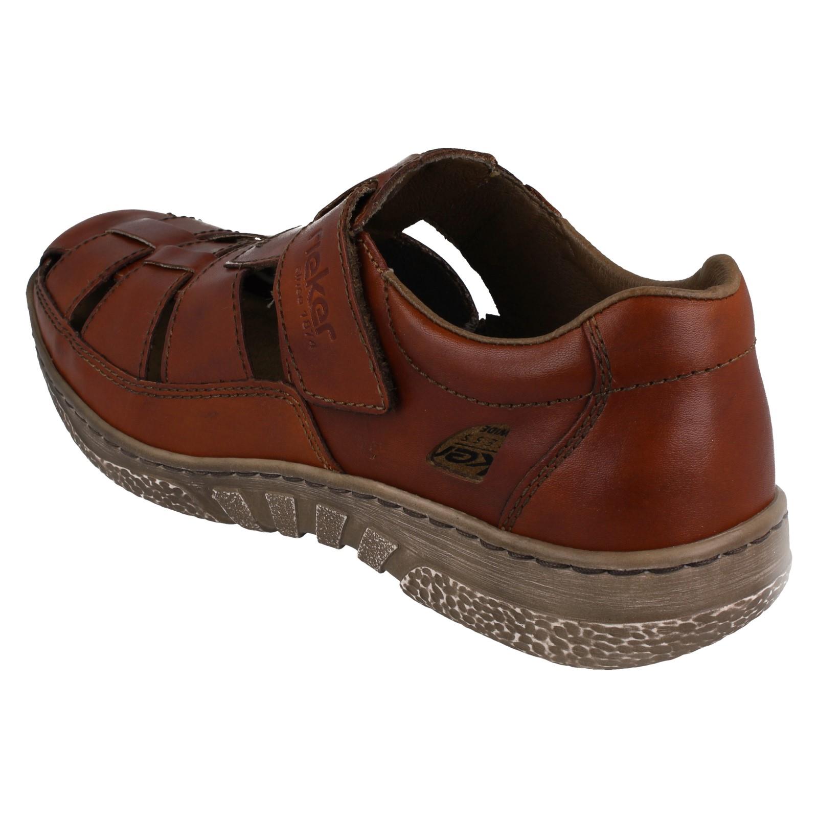 Men Rieker Casual Extra Wide Closed Toe Sandals '03578' - Picture 8 of 10