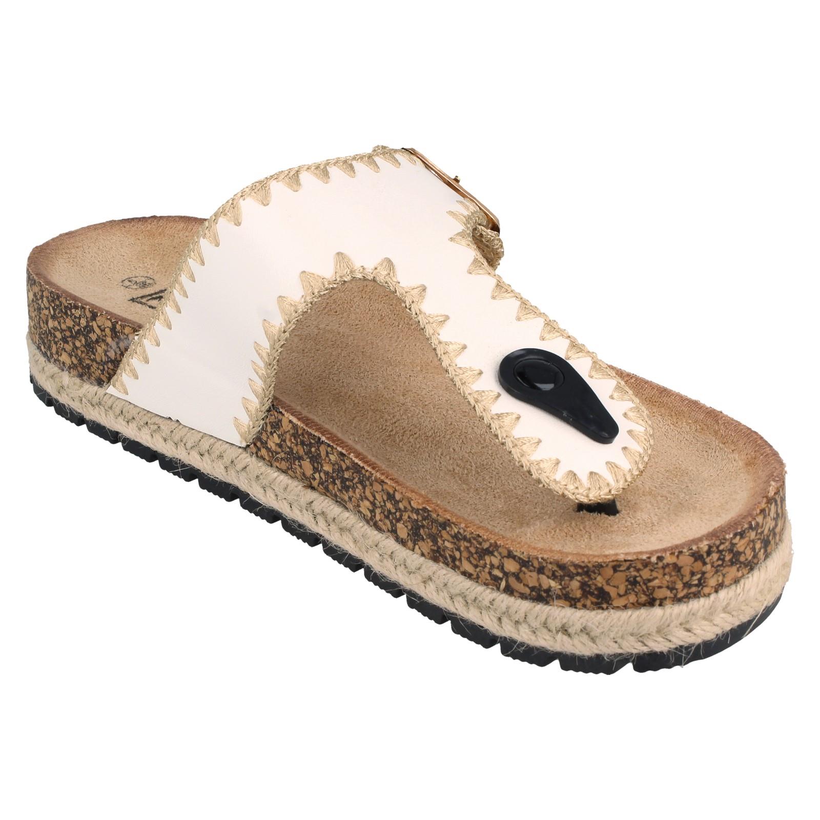 Ladies Down To Earth F12105 Toe Post Sandals - Picture 17 of 19