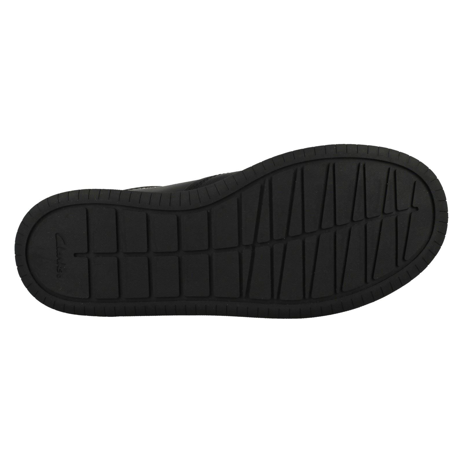 Senior Chicos Clarks Elegante Relajado Estilo Cordones Escuela Zapatos Beige Lay - Picture 10 of 10