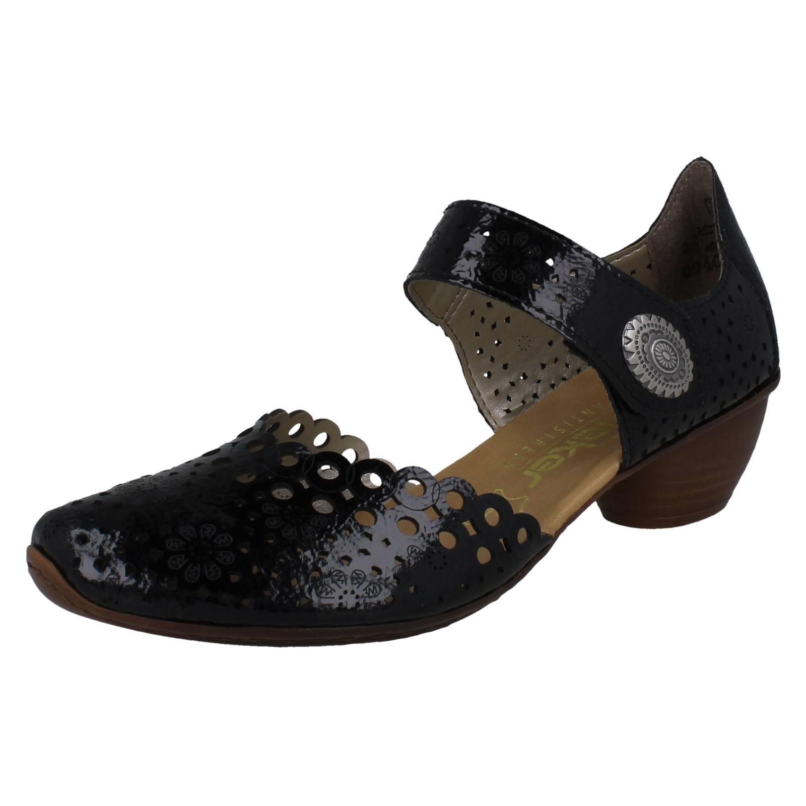 Ladies Rieker Stylish Punched Detailed Summer Shoes 43753 - Picture 47 of 64
