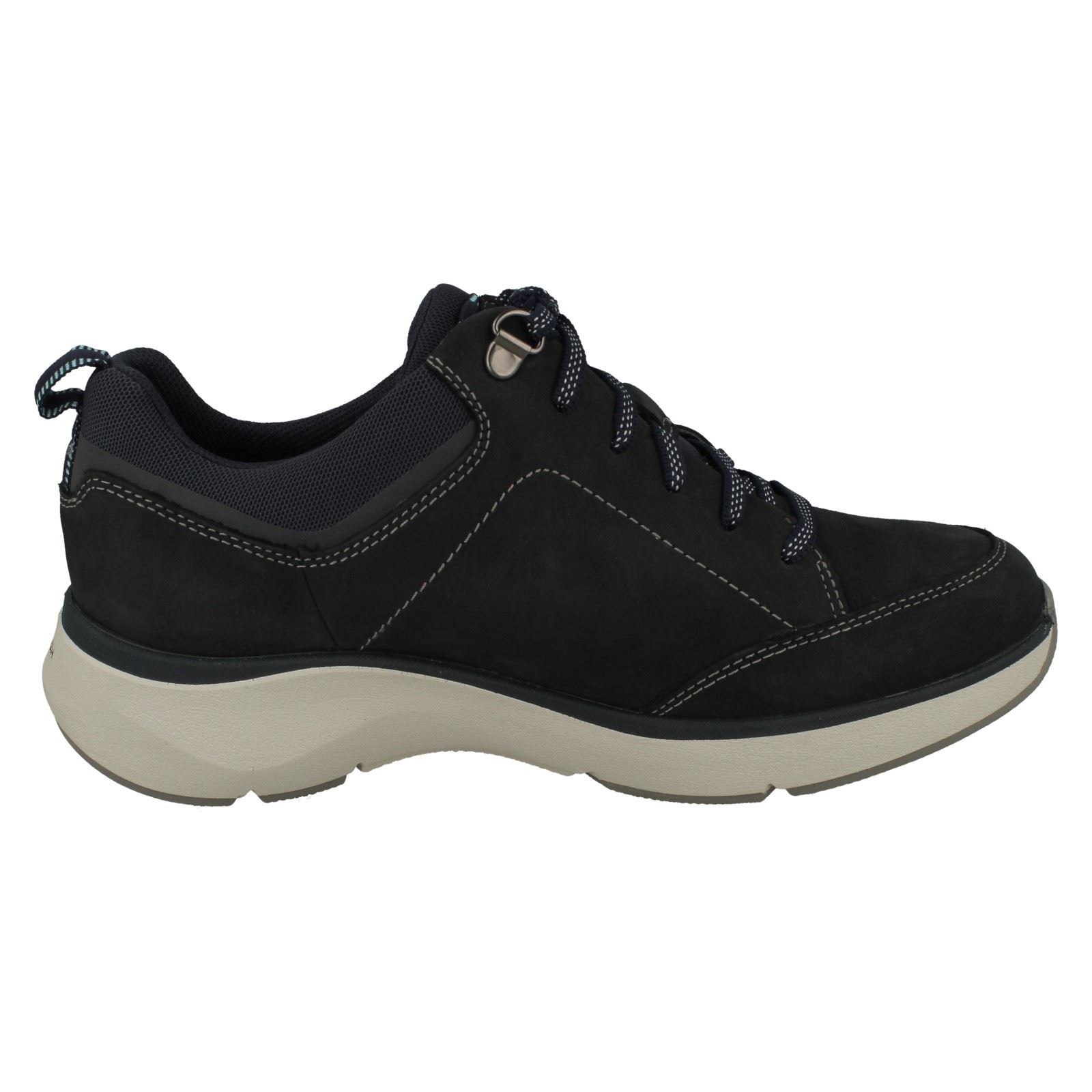 Ladies Clarks Casual C-Shell Waterproof Lace Up Shoes Wave 2.0 Lace - Picture 28 of 28