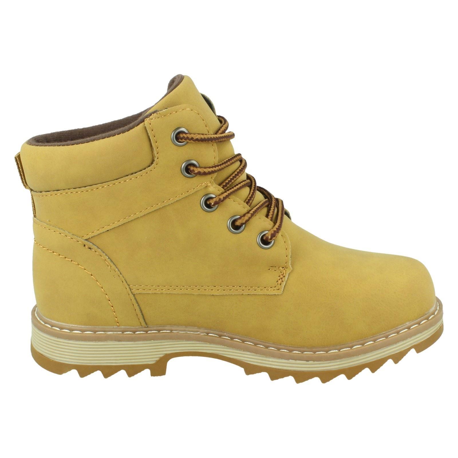 Botas al tobillo sintéticas informales con cordones para niños JCDees N2R062 - Imagen 16 de 19