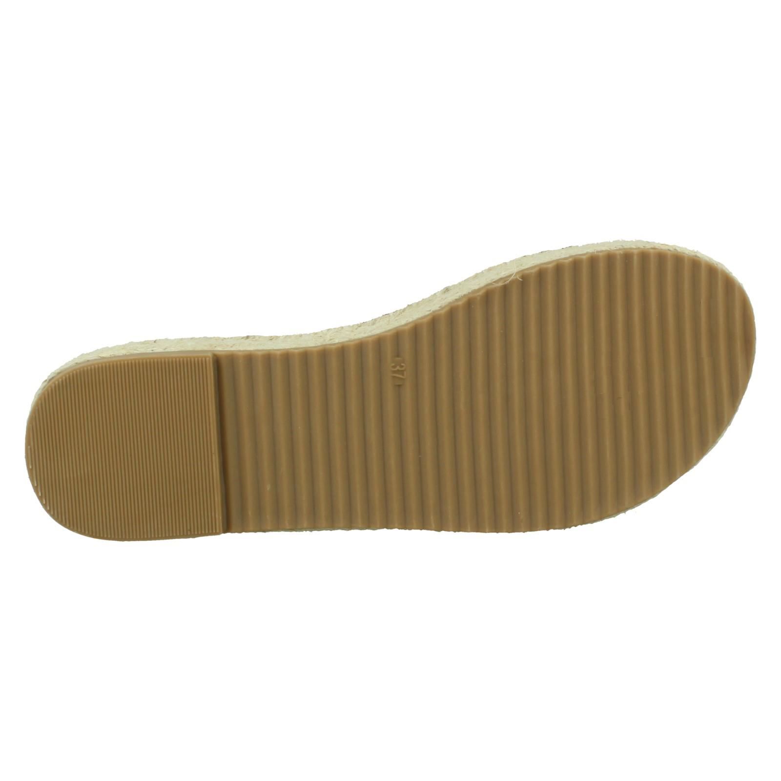 Ladies Down to Earth Gladiator Platform Espadrille with Ankle Strap *F1R2084* - Picture 10 of 28