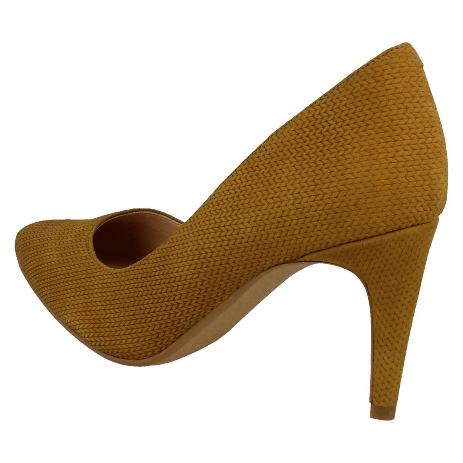 Damas Clarks Puntera Redondada Inteligentes Sin Cordones Cuero Corte Zapatos Laina Rae - Imagen 13 de 19