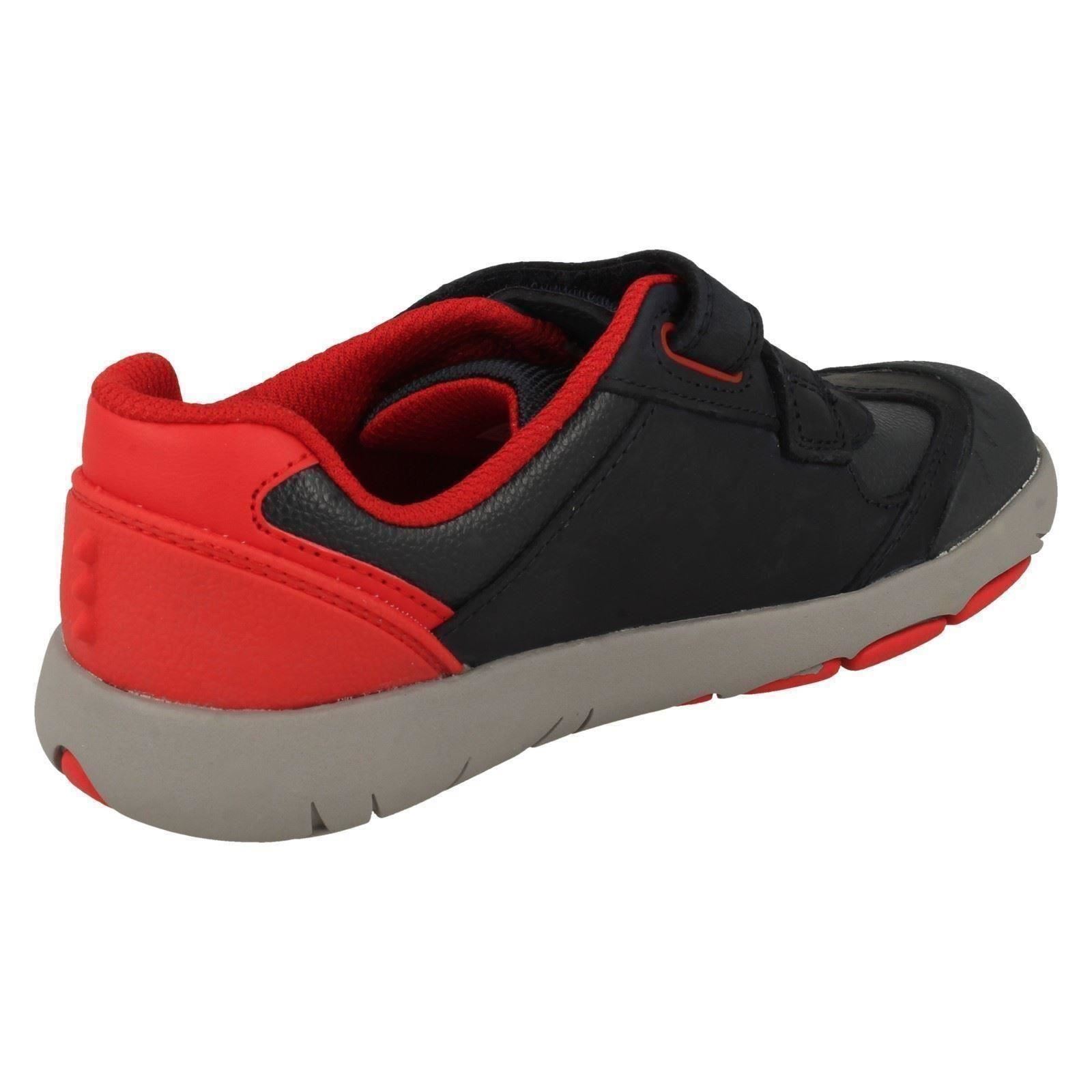 Jungen Clarks Dinosaurier Kralle Klettverschluss Leder & Synthetik Schuhe Rex Play K - Bild 6 von 10