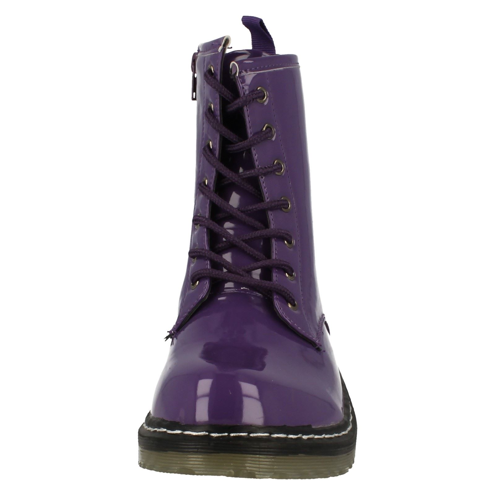 Girls Spot On Doc Martin Styled Boots eBay