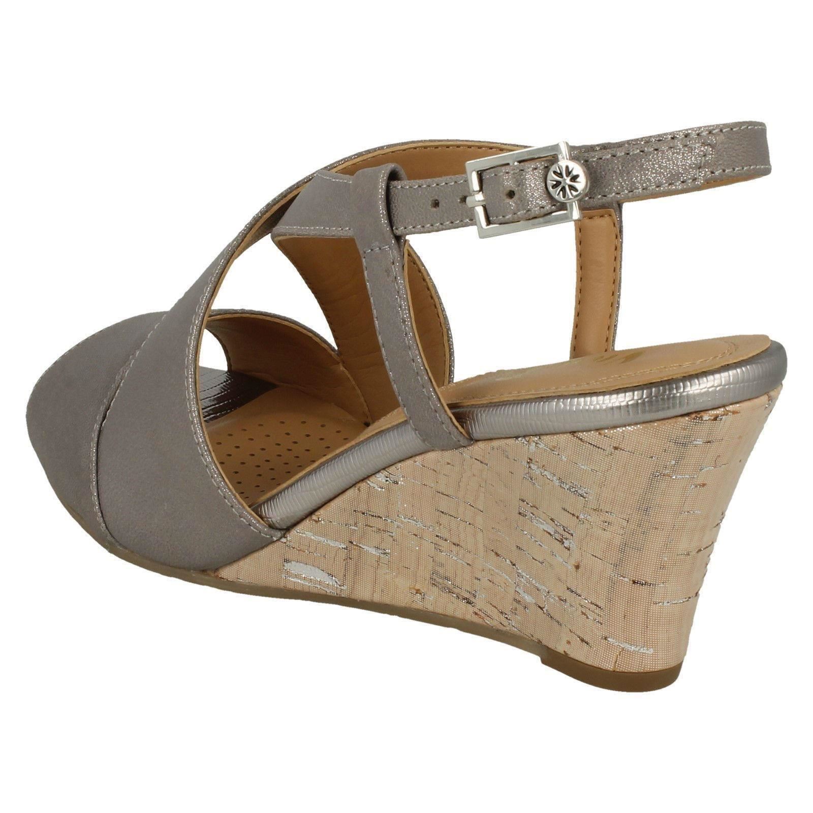 Ladies Van Dal Cross Strap Wedged Wedged Wedged Sandal Allora 59d014 Ladies Van Dal Cross Strap Wedged Wedged Wedged Sandal Allora 59d014