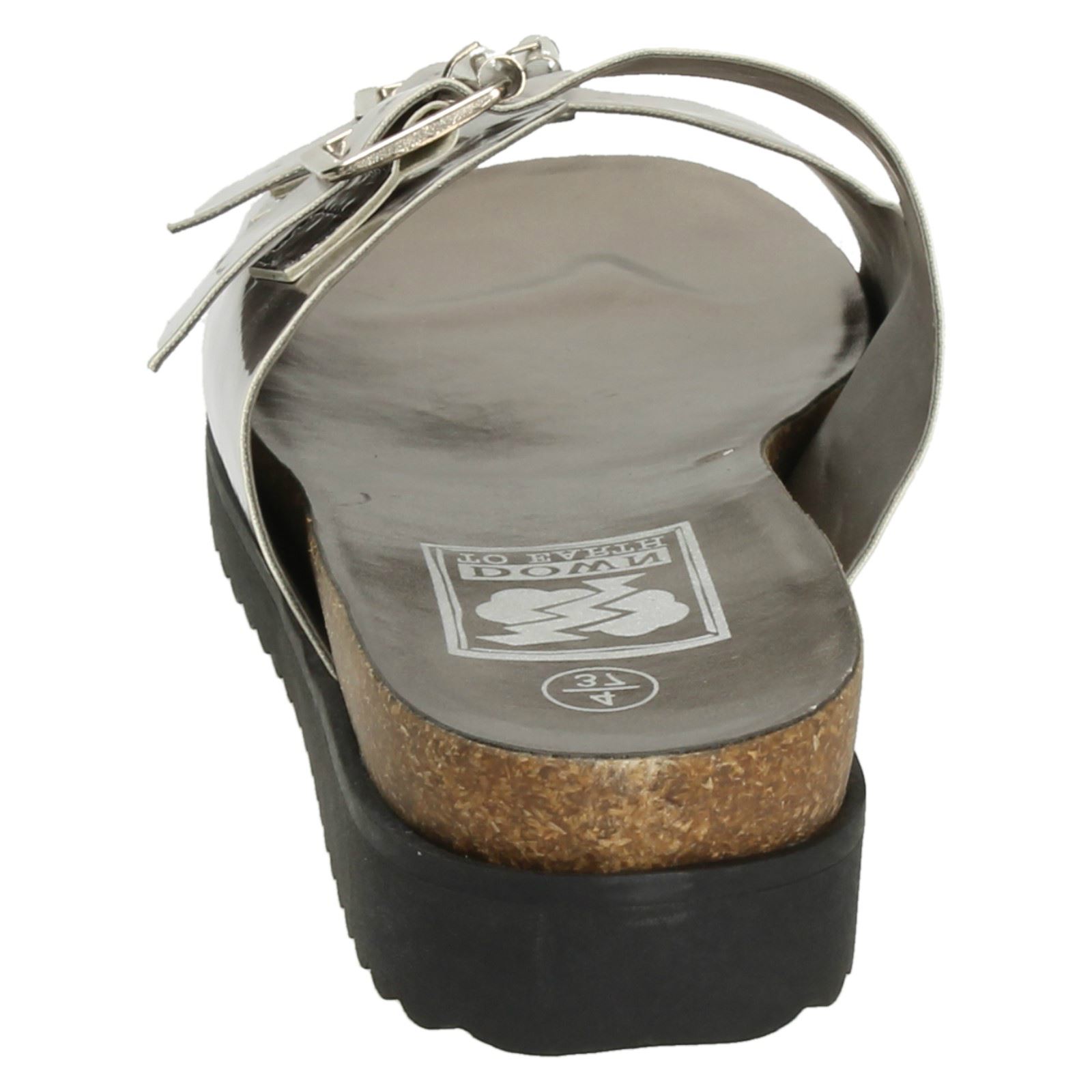Ladies Down To Earth Flat Casual 'Sandals' - Picture 14 of 19