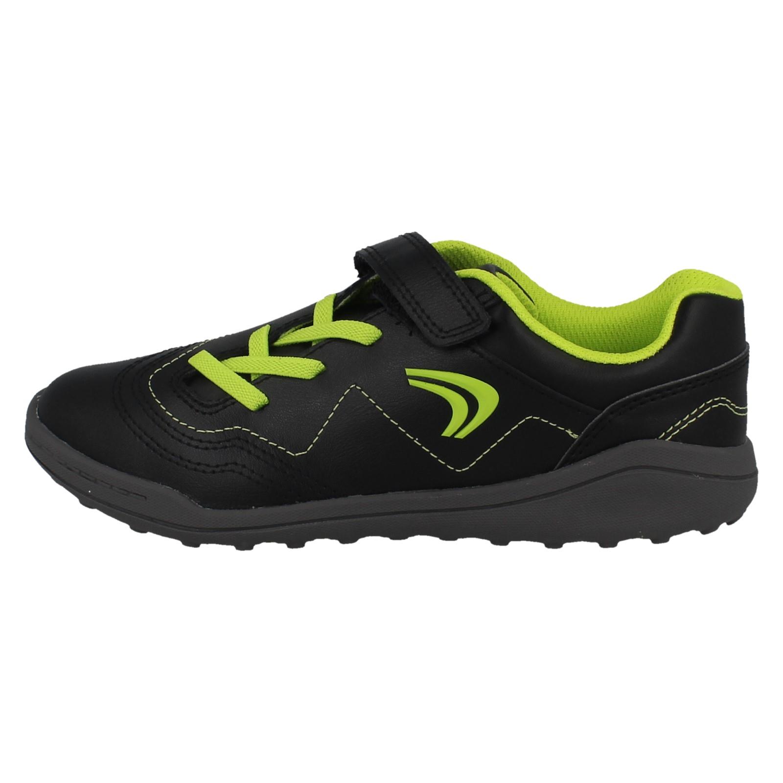 Boys Clarks Casual Sports Hook and Loop Everyday Trainers Award Fly O - Picture 3 of 19
