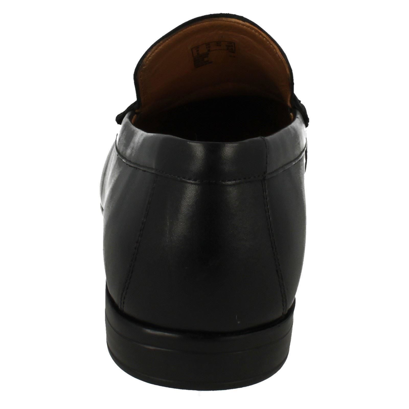 negro para estilo Claude Clarks mocasín Clarks Lane cuero formales zapatos hombre de en 4n8H7x