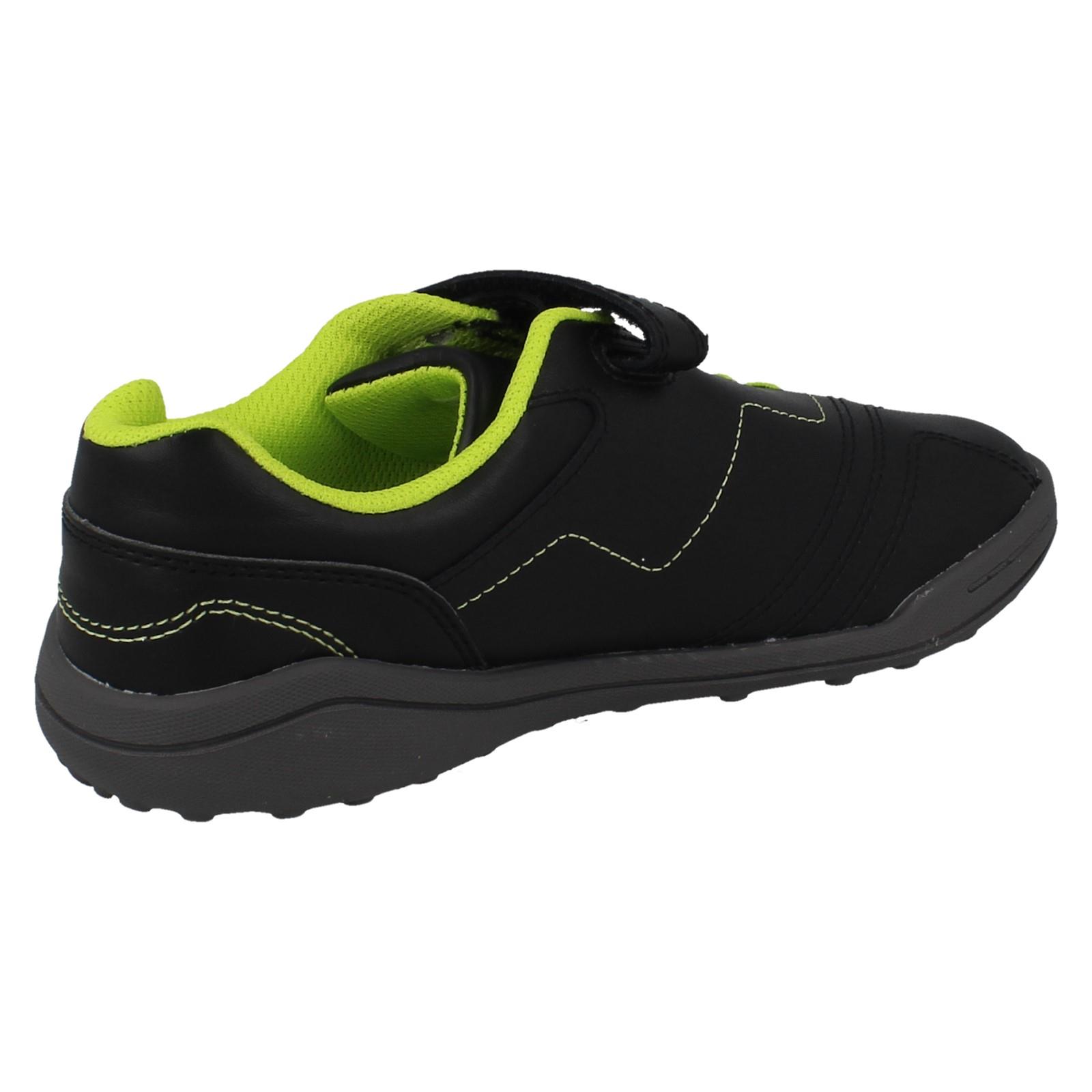 Boys Clarks Casual Sports Hook and Loop Everyday Trainers Award Fly O - Picture 6 of 19