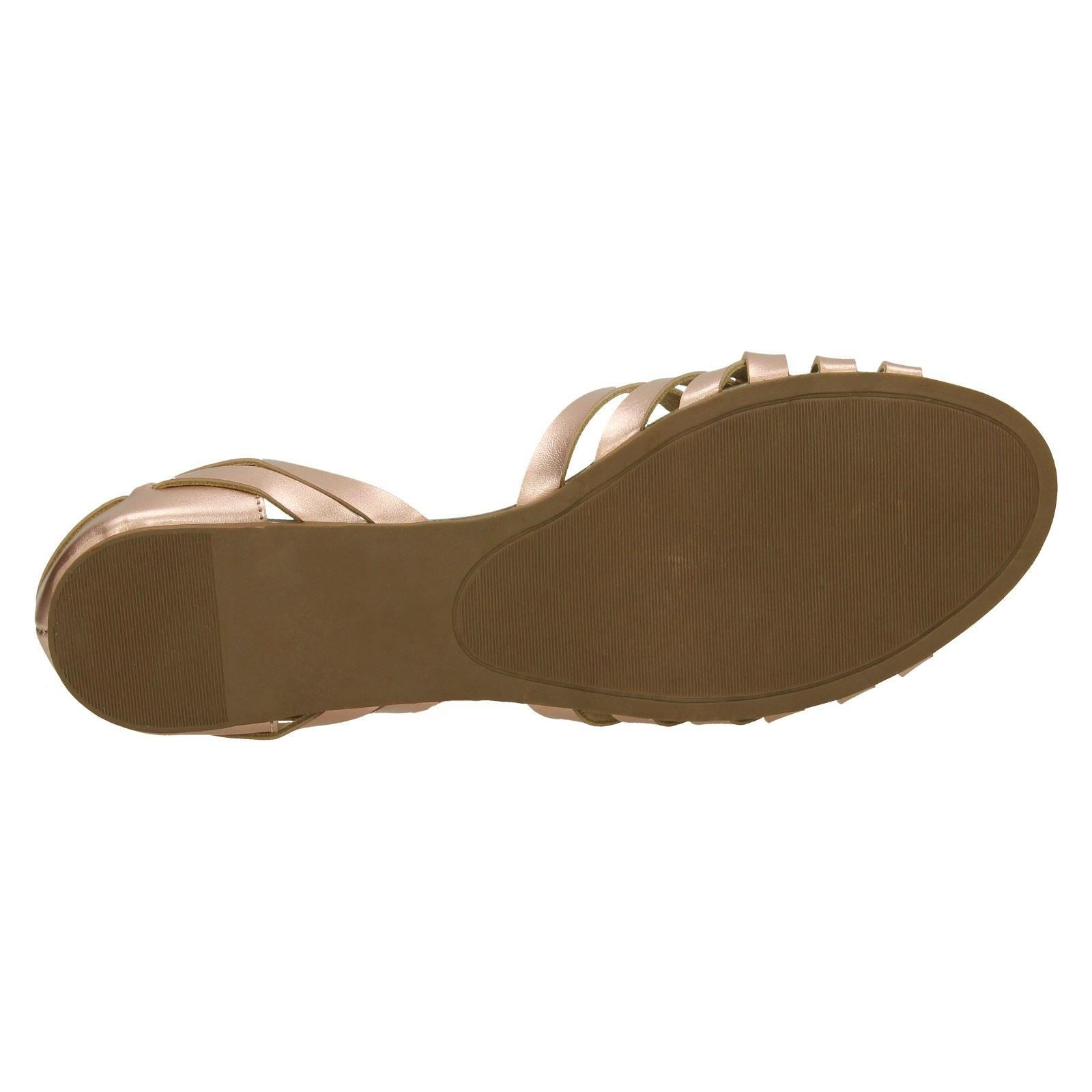 Sandalias Planas Tejidas Con Tiras Spot On Para Dama F0R0051 - Imagen 28 de 28