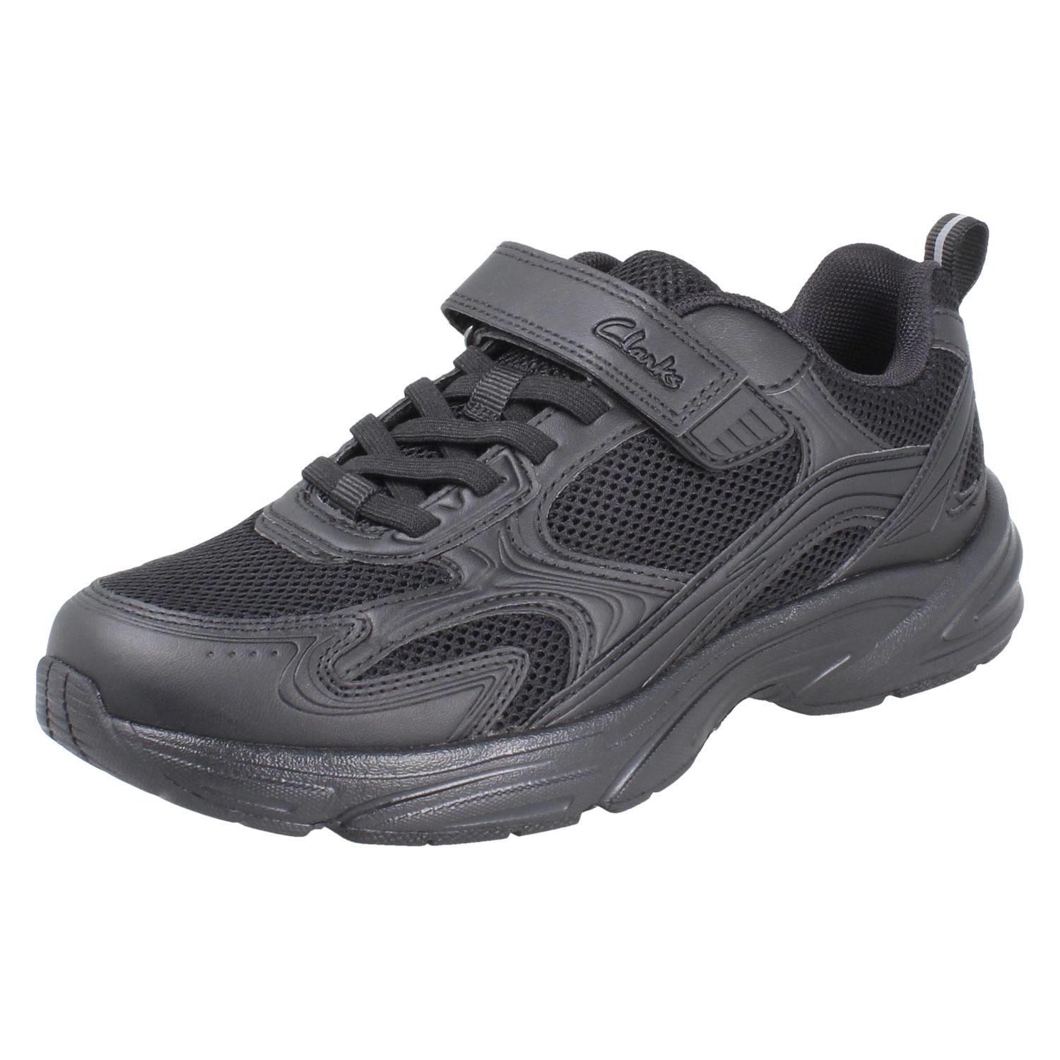 Niños Clarks Ligero Acolchado Encaje Elástico Sporty Zapatillas Crafton Move K - Imagen 2 de 10
