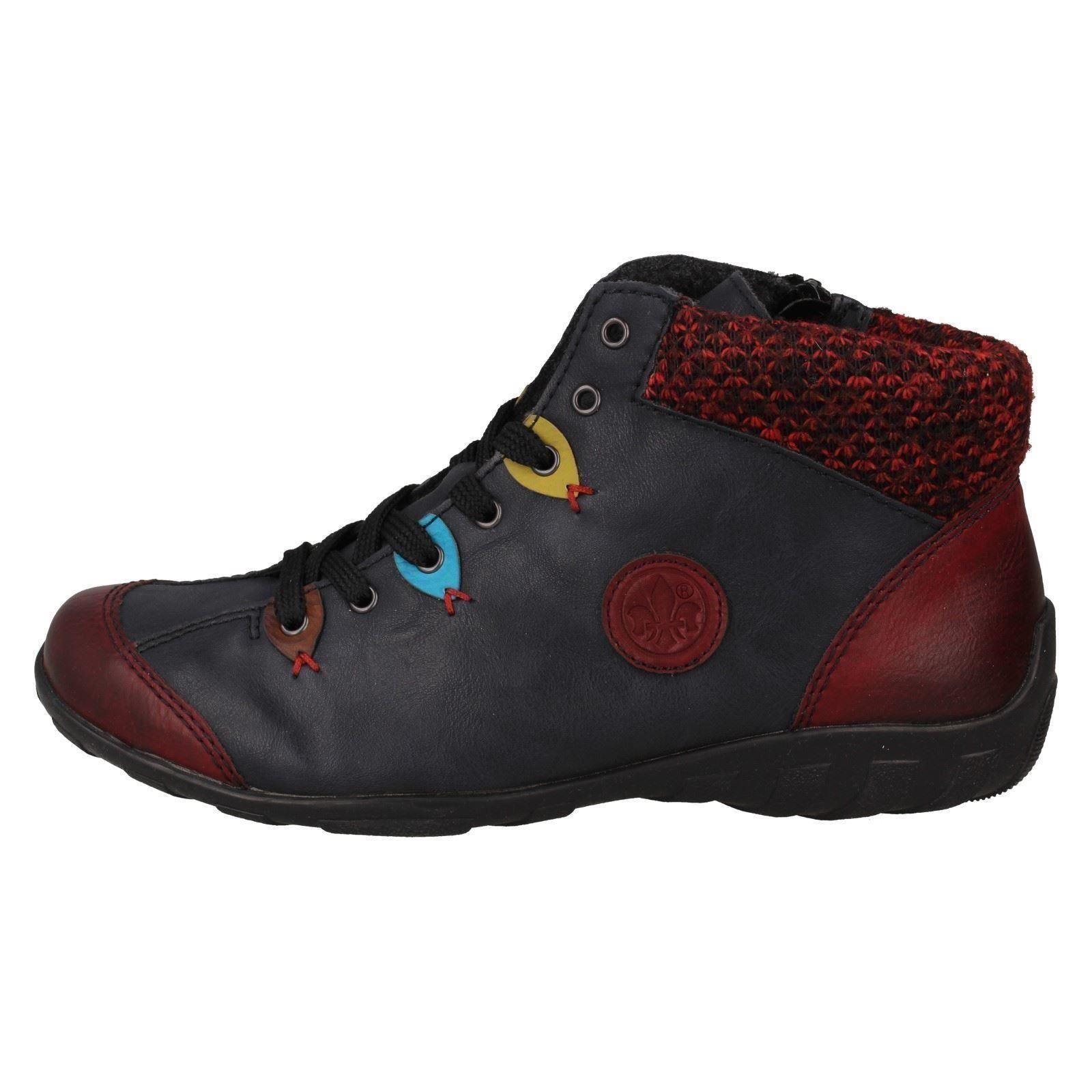 Ladies Rieker Casual Lace Up Detailed Ankle Boots L6513