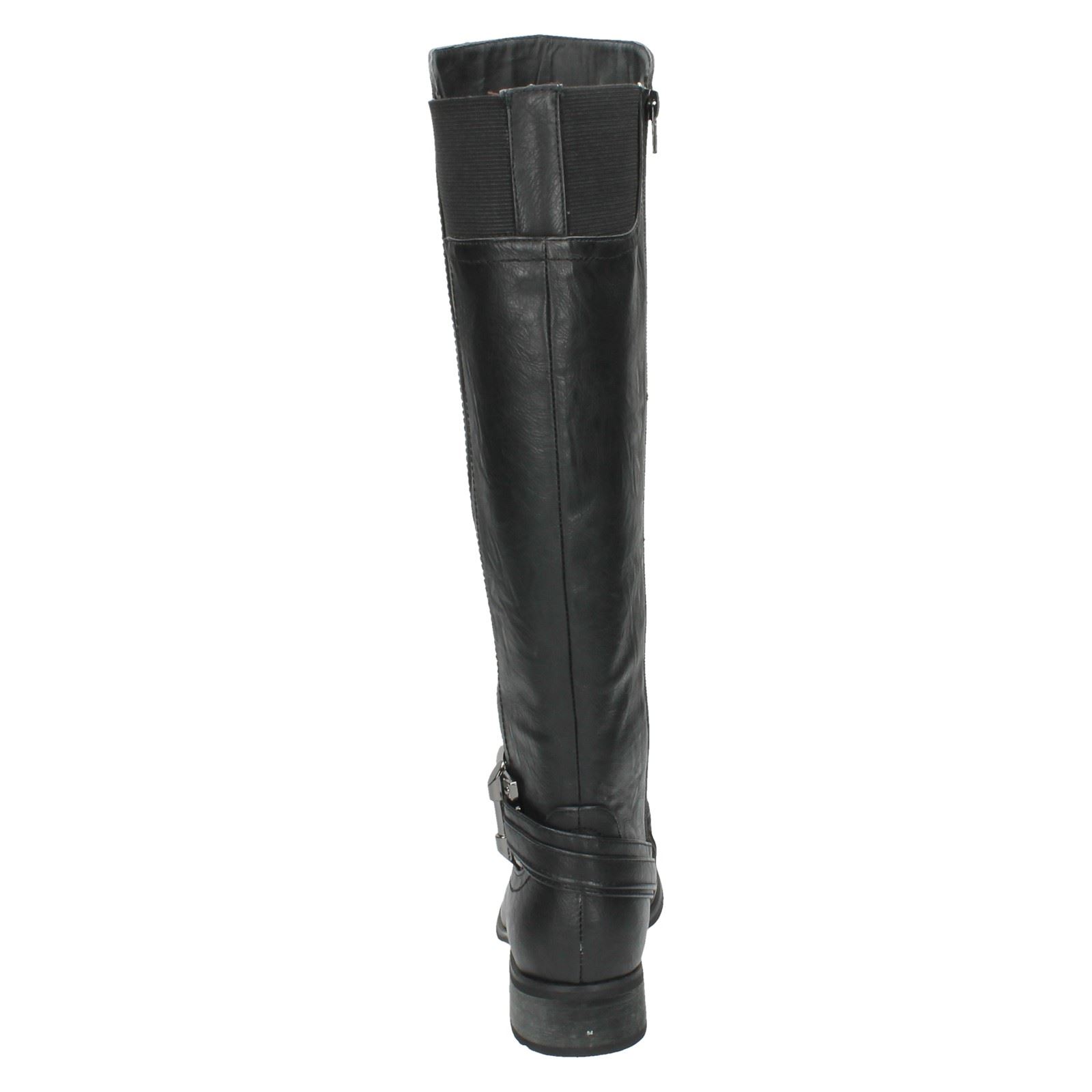 Ladies Spot On /'Knee High Boots/'