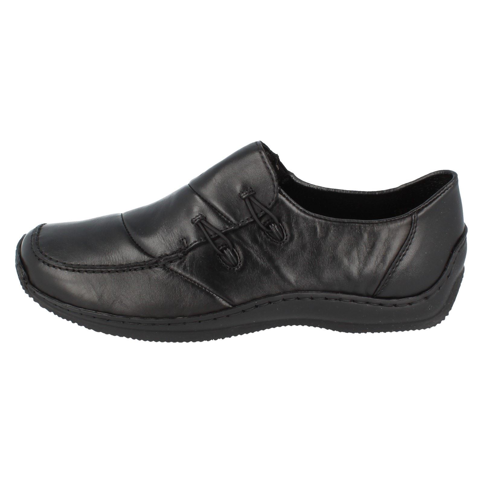 Ladies Faux Faux Faux Loop Fastening Rieker Slip On shoes L1762 99389c Ladies Faux Faux Faux Loop Fastening Rieker Slip On shoes L1762 99389c