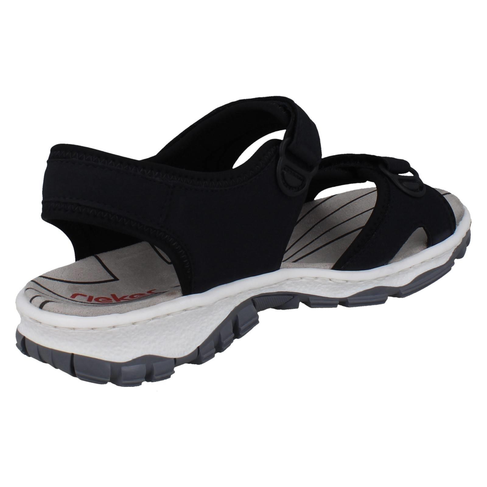 Sandalias de verano Rieker sintéticas antiestrés estilo deportivo para dama 68866 - Imagen 15 de 46
