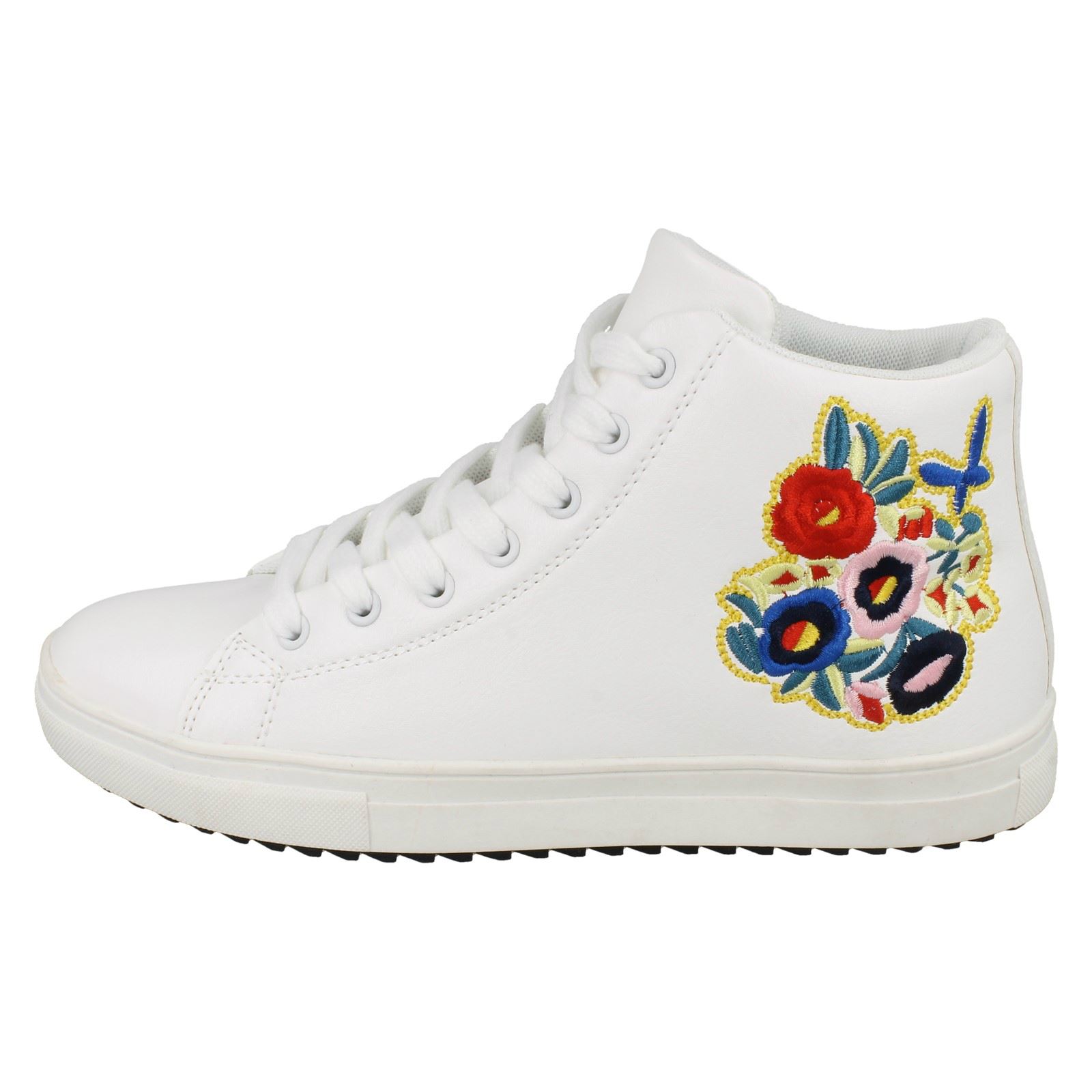 Femmes Spot on Hi-top Baskets Bottes