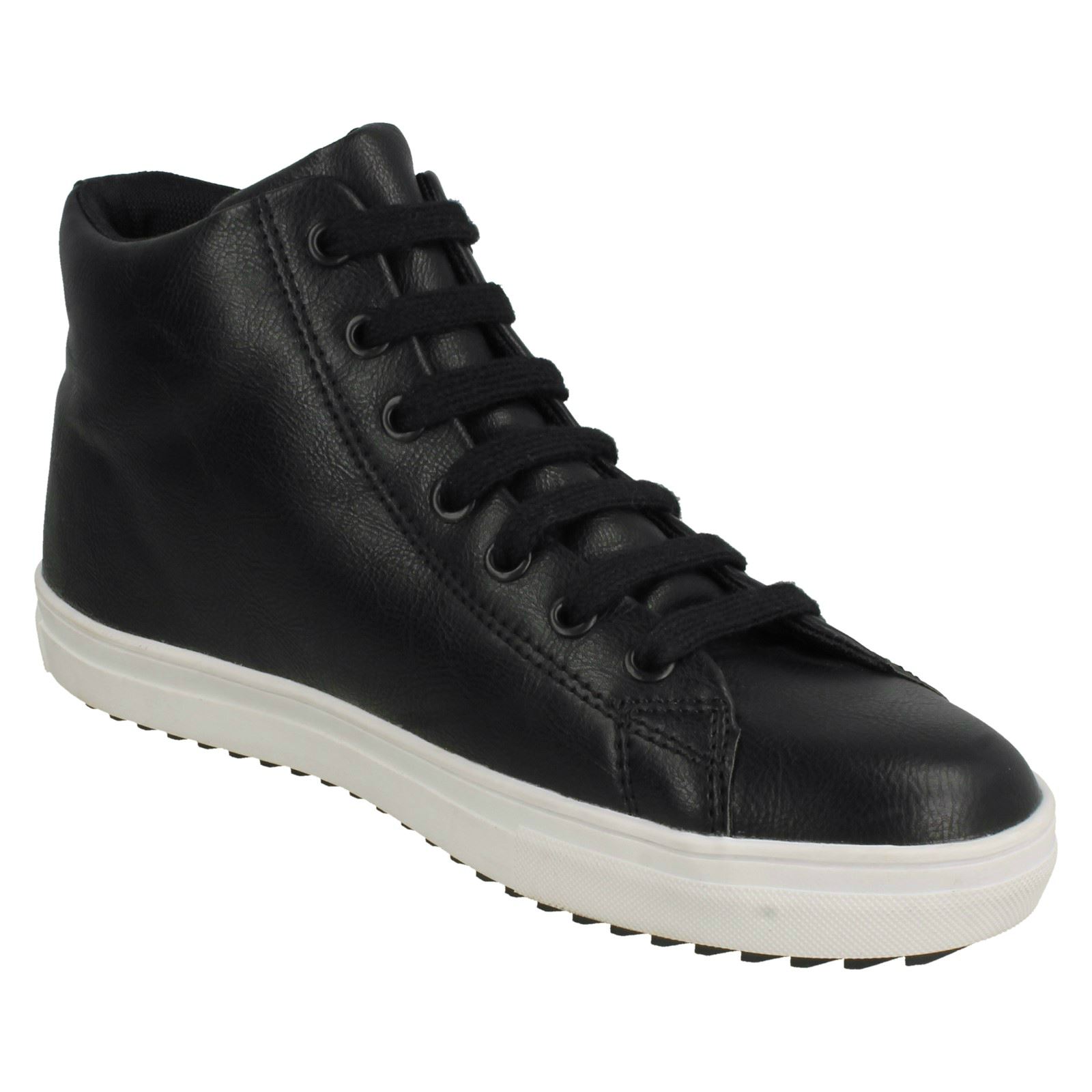 Femmes Spot on Hi-top Baskets Bottes