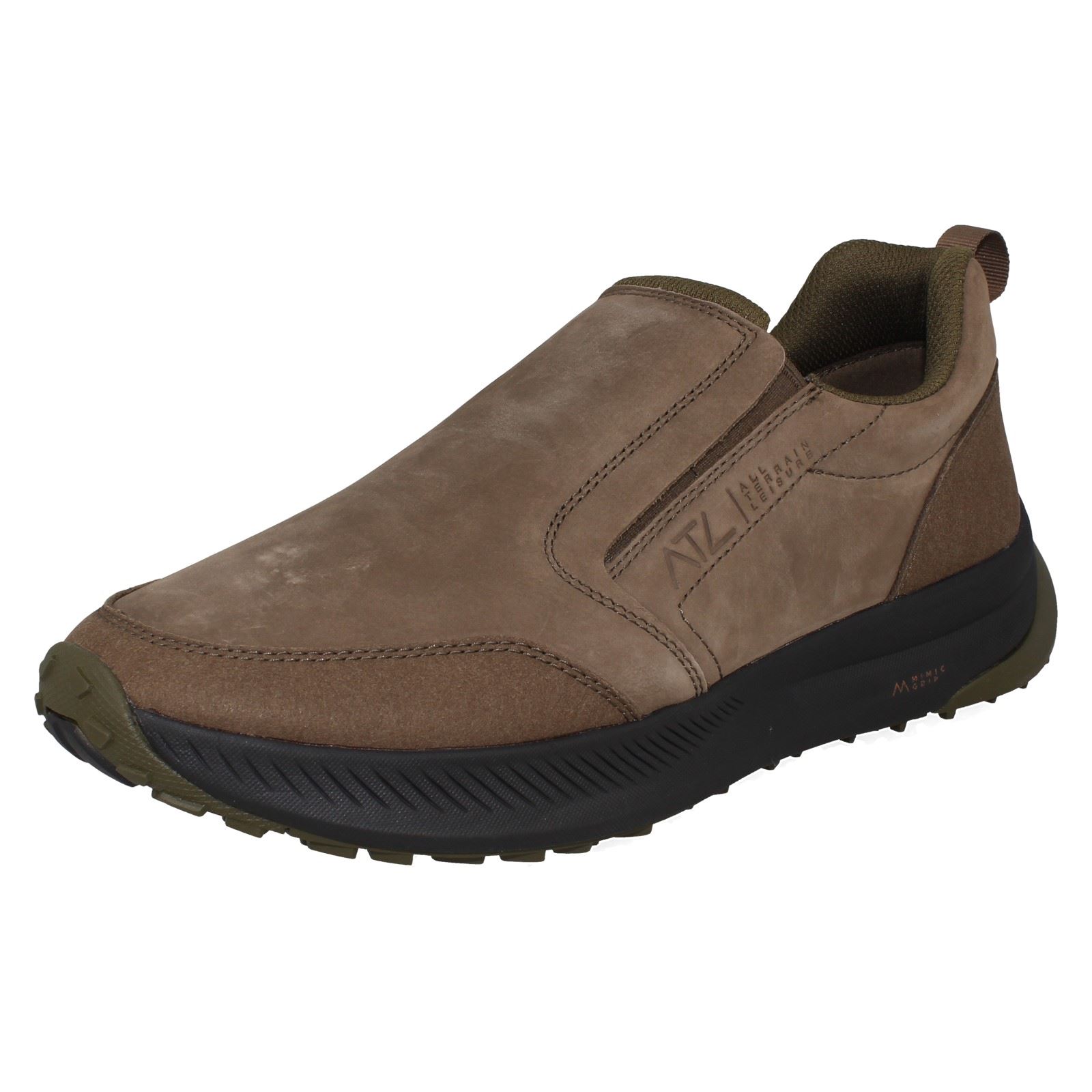Scarpe slip on Clarks Grippy da uomo all-terrain per il tempo libero Atl Trail Mocc - Foto 11 di 19