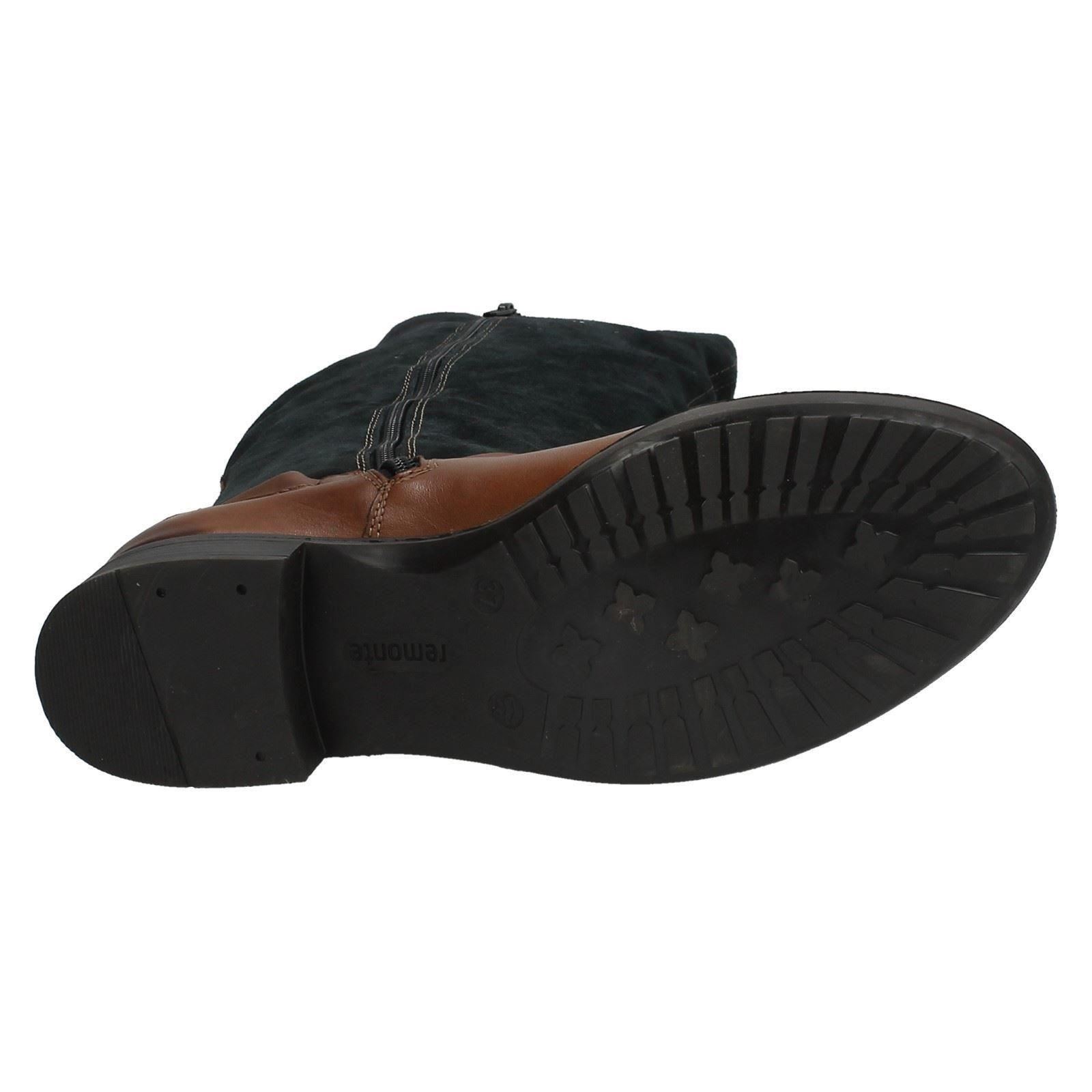 Brown High Boots Remonte 'r6471' Ladies Leg marrone Combi CfqUXxw51