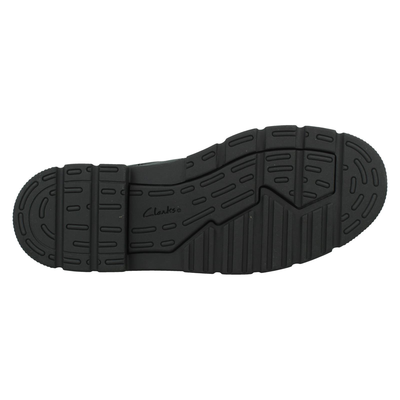 Boys Clarks Lorcam Loop Y Chunky Sole School Shoes - Picture 10 of 10