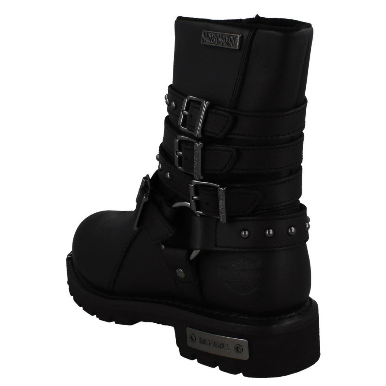 Señoras HARLEY DAVIDSON detalle botas de motociclista detalle DAVIDSON de hebilla a Eddington fd6738 Señoras HARLEY DAVIDSON detalle botas de motociclista detalle DAVIDSON de hebilla a Eddington fd6738