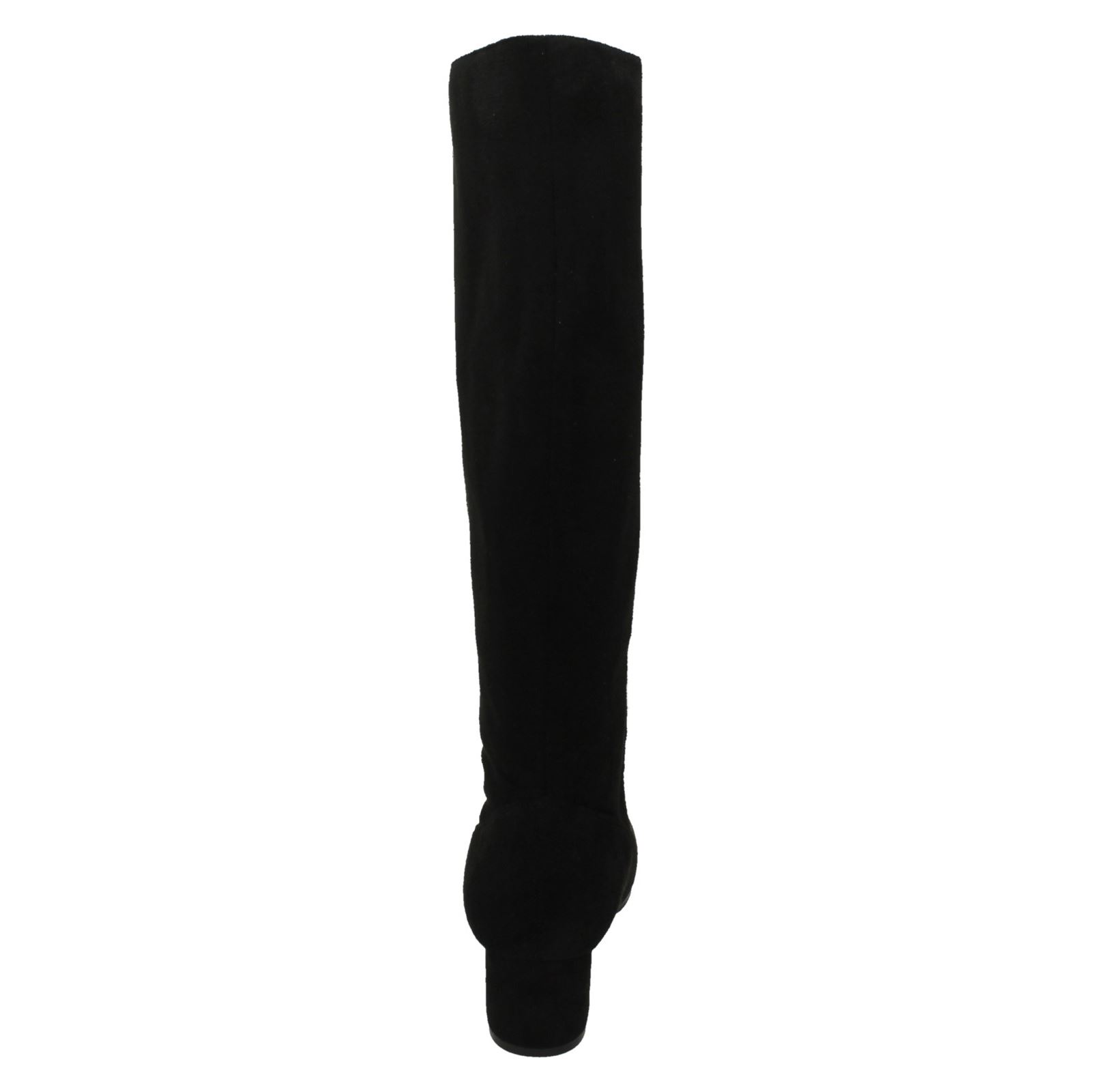 Ladies Spot On Extra Wide Fitting Knee High Boots - Picture 14 of 19