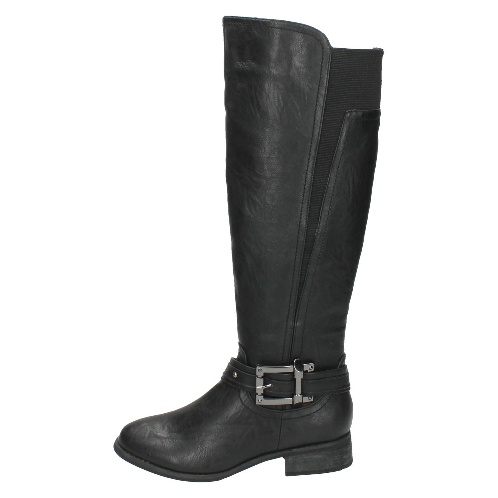 Ladies Spot On /'Knee High Boots/'