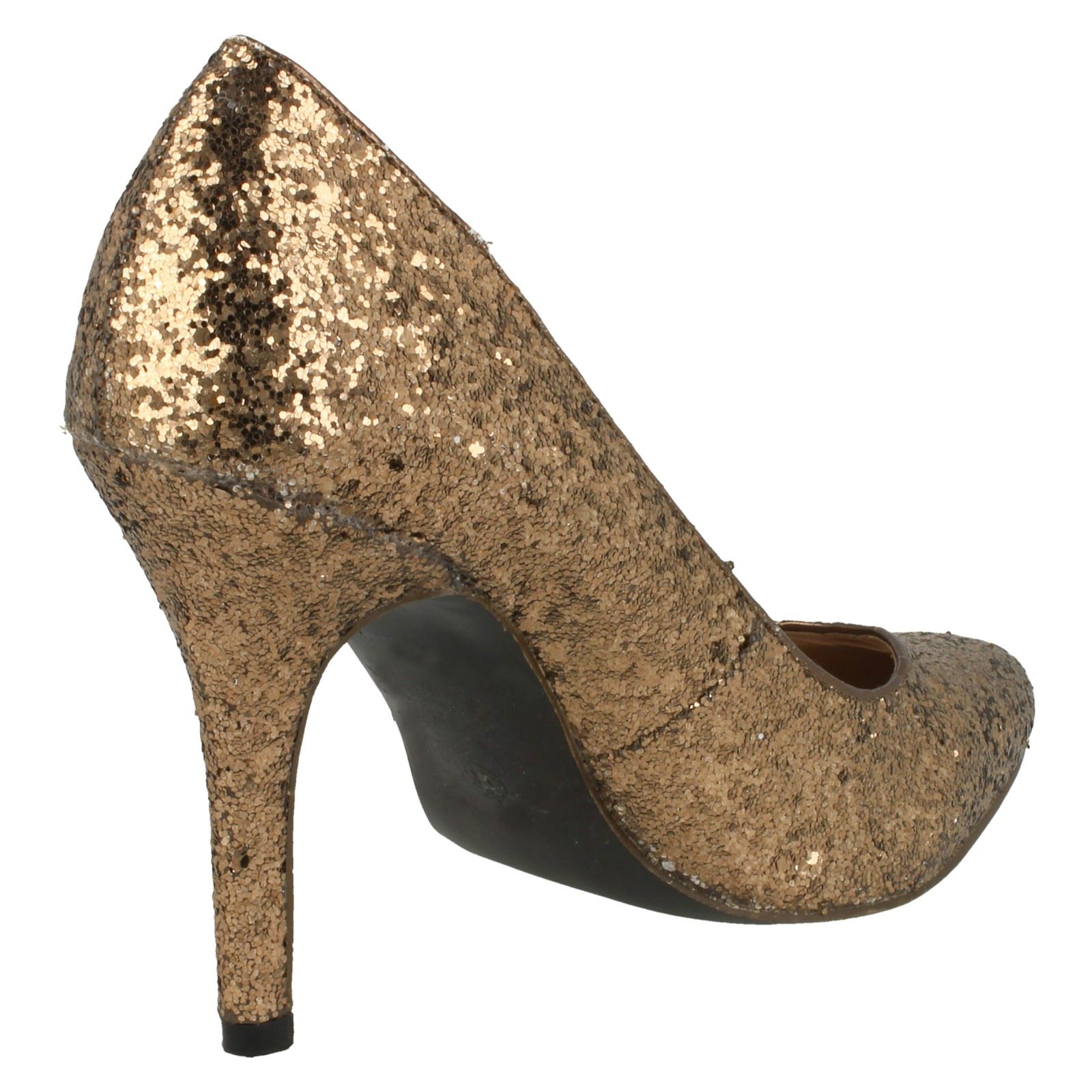 Ladies Anne Michelle Glitter Design Court Shoe - Picture 15 of 28