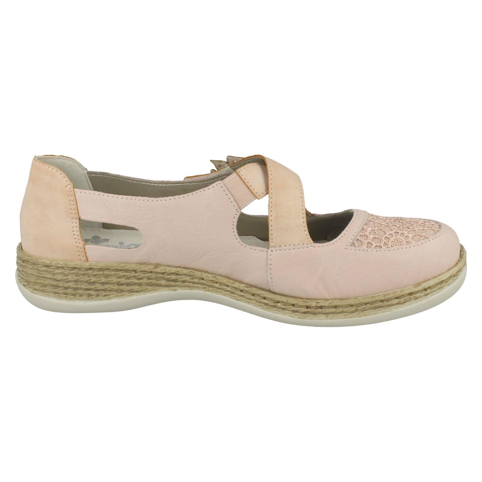 Ladies Rieker Cross Strap Casual Casual Casual shoes 464H0 255ef0 Ladies Rieker Cross Strap Casual Casual Casual shoes 464H0 255ef0