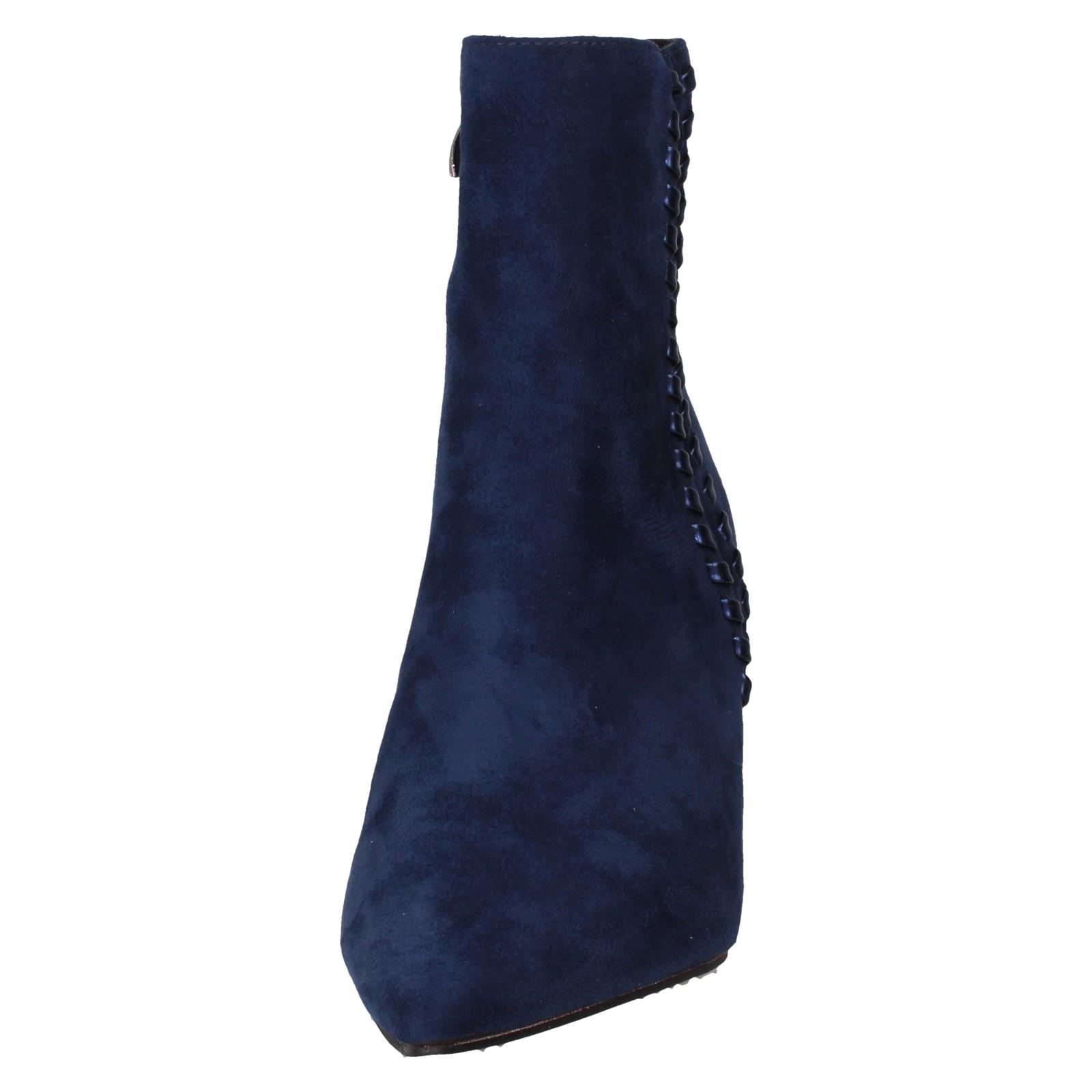 Ladies Collection Mid Heel Pointed Toe Ankle Boots 'F5R1222' - Picture 18 of 19