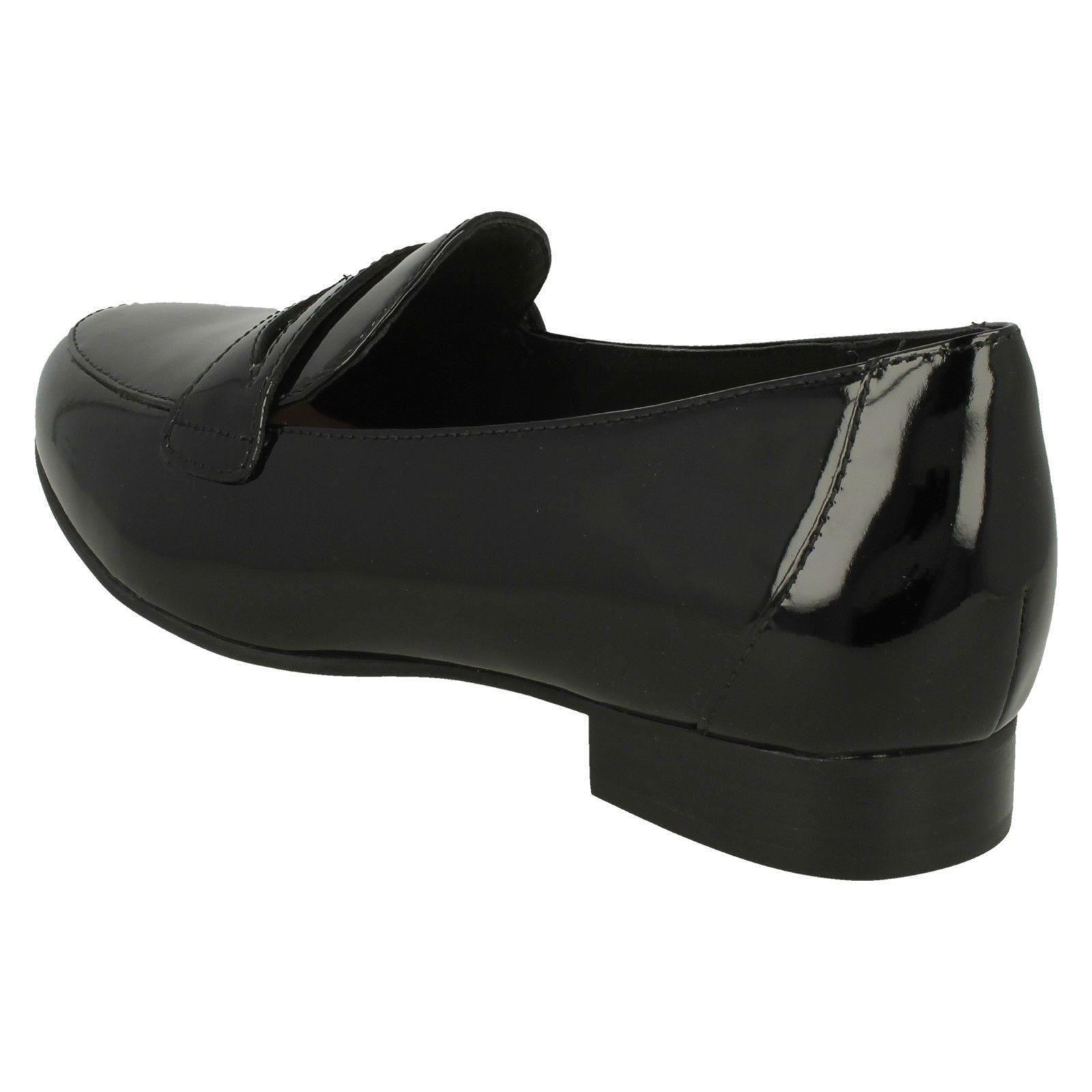 Clarks Zapatos de estilo Black de Blush para sin 'un Go' de tacón mujer cordones charol Clarks vqYYr4wI