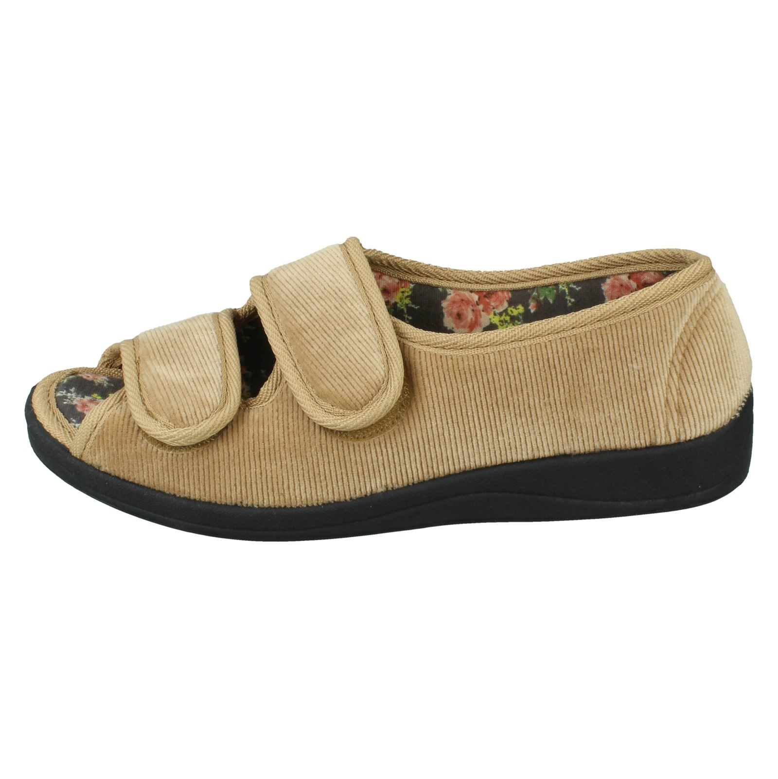 "Pantuflas forradas florales ""Mary"" para damas Four Seasons" - Imagen 9 de 28