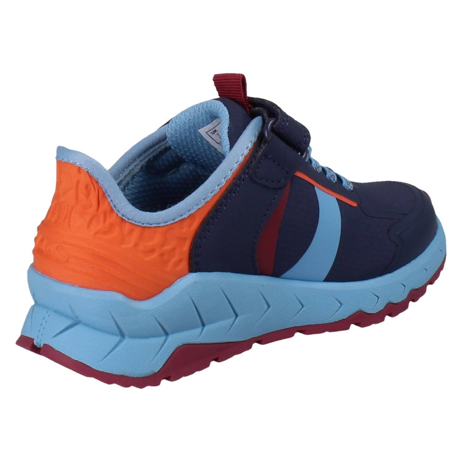 Kinder Clarks Playprints Textil Colour-Pop Cheetah Sporty Turnschuhe Selva Spur - Picture 24 of 37