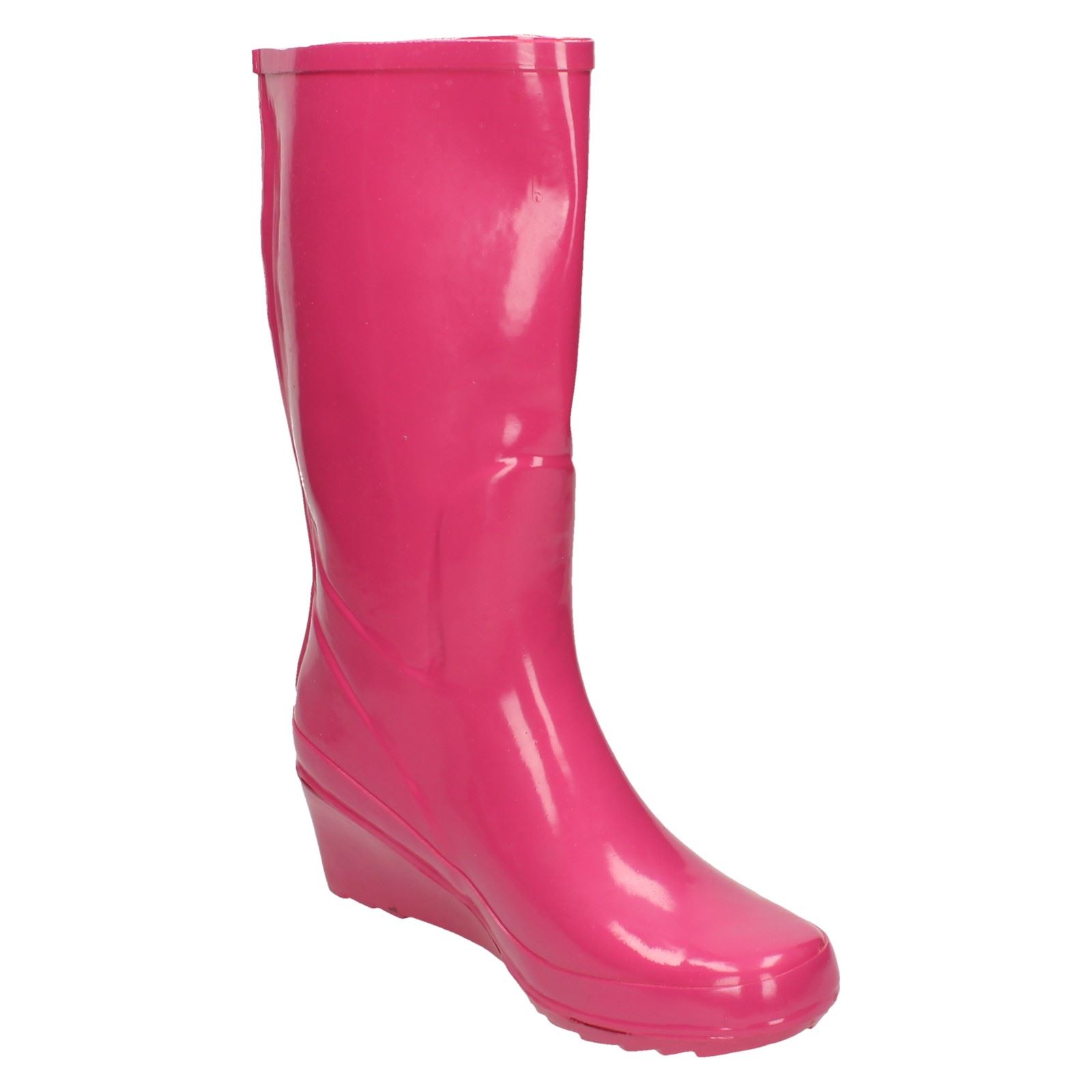 Ladies Spot On High Heeled /'Wellington Plain/'