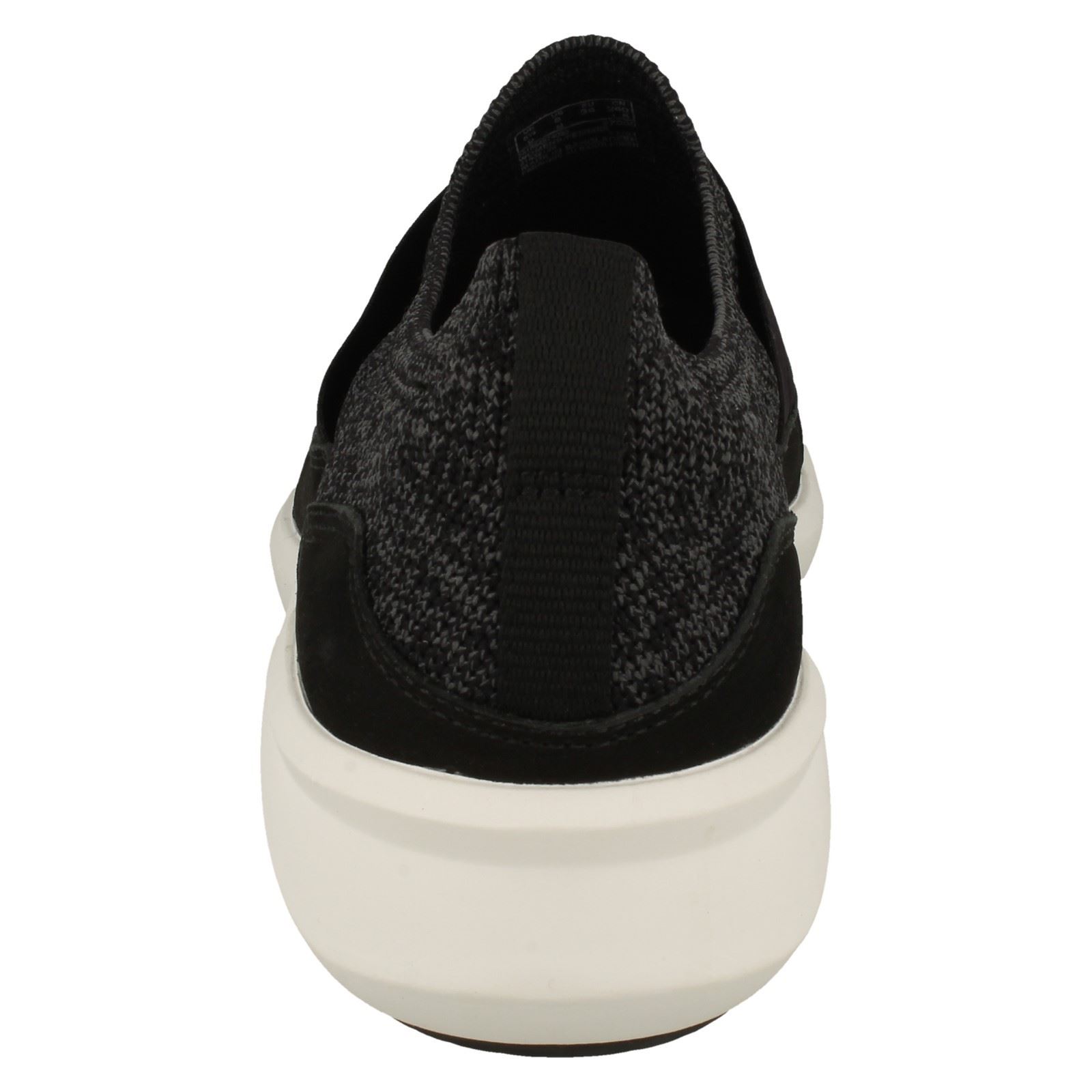 Ladies Clarks Un Rio Knit Elasticated Strap Detailed Trainers - Picture 4 of 19