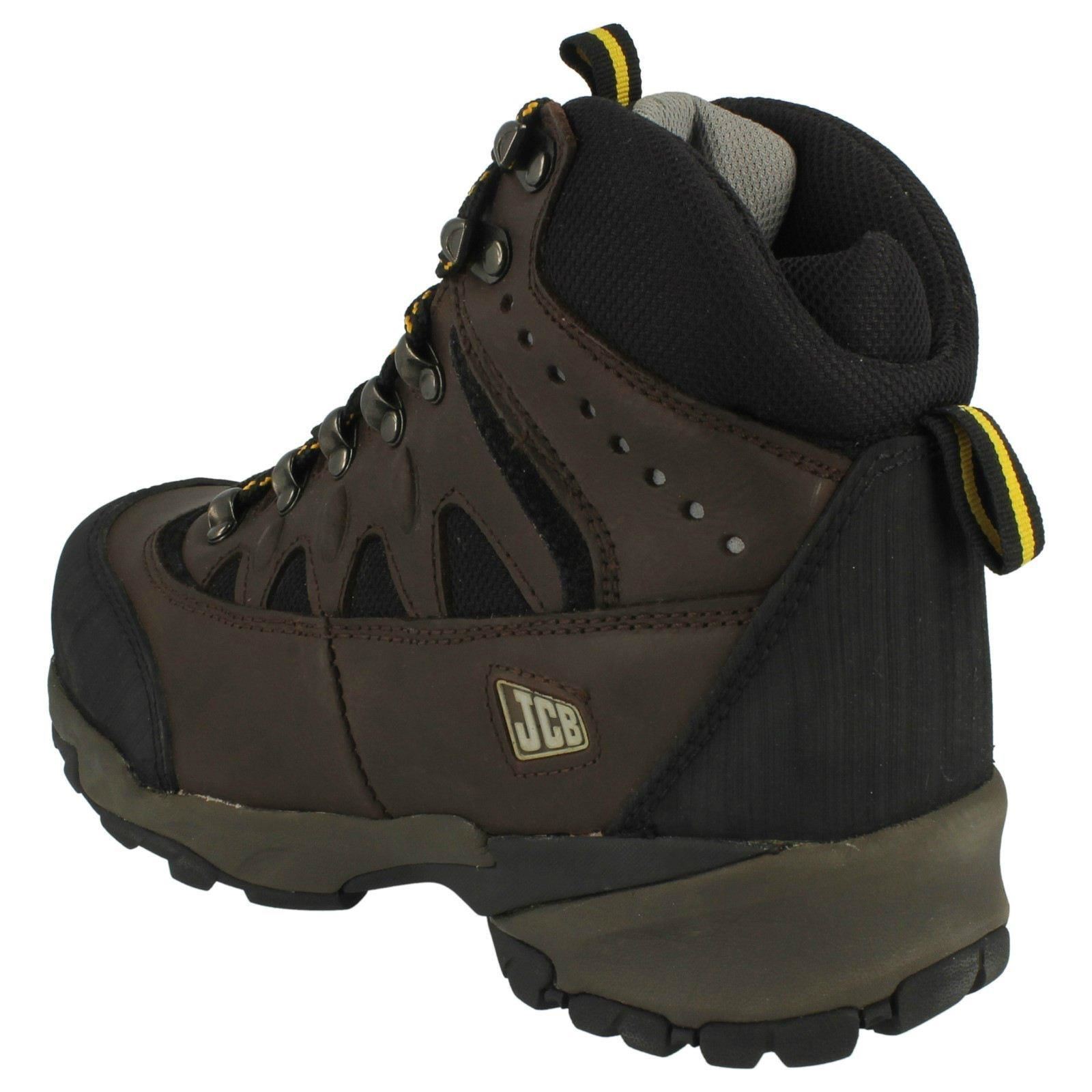 Mens JCB Waterproof Lace Up Work Boots 'Trekker High' - Picture 9 of 19