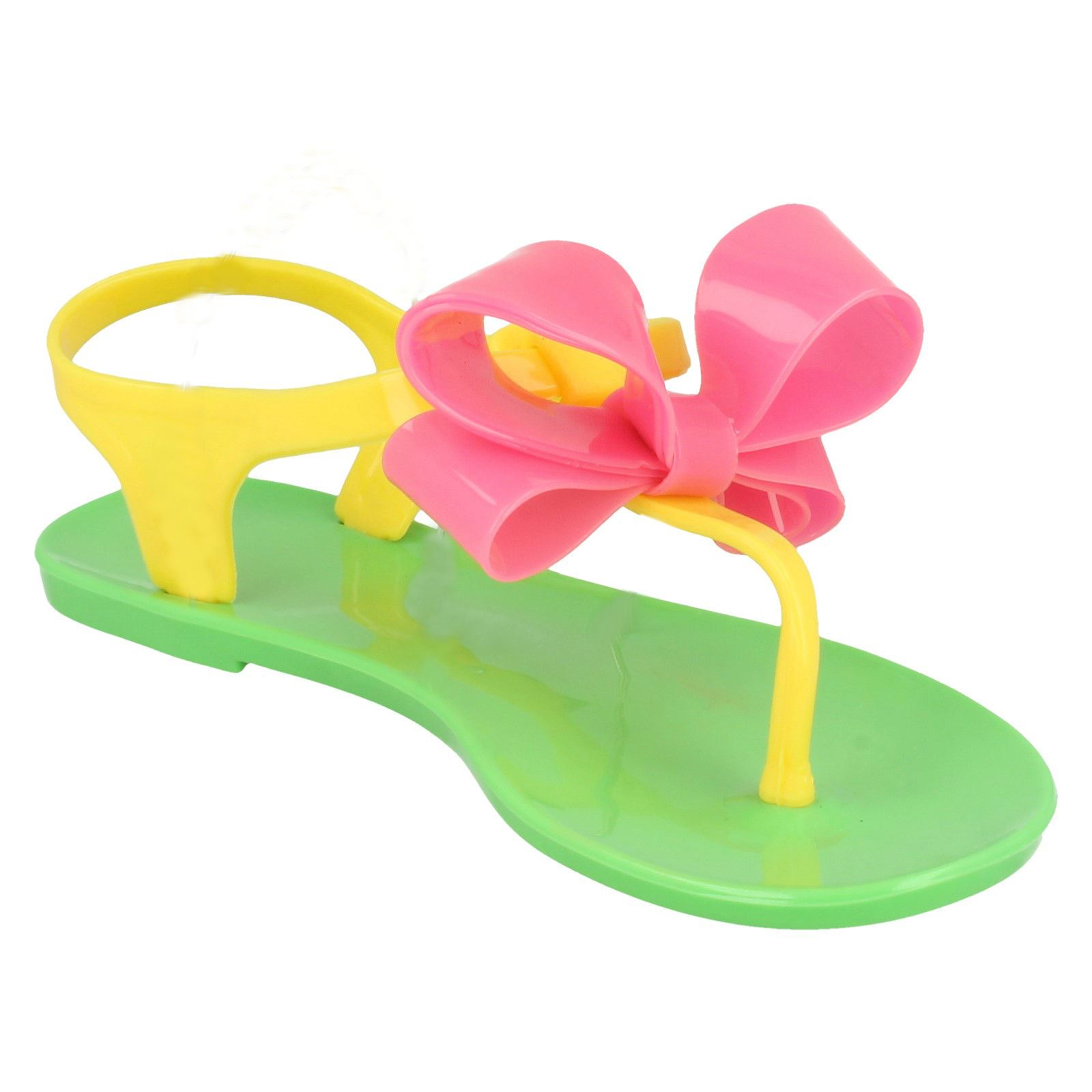 jelly toe post sandals