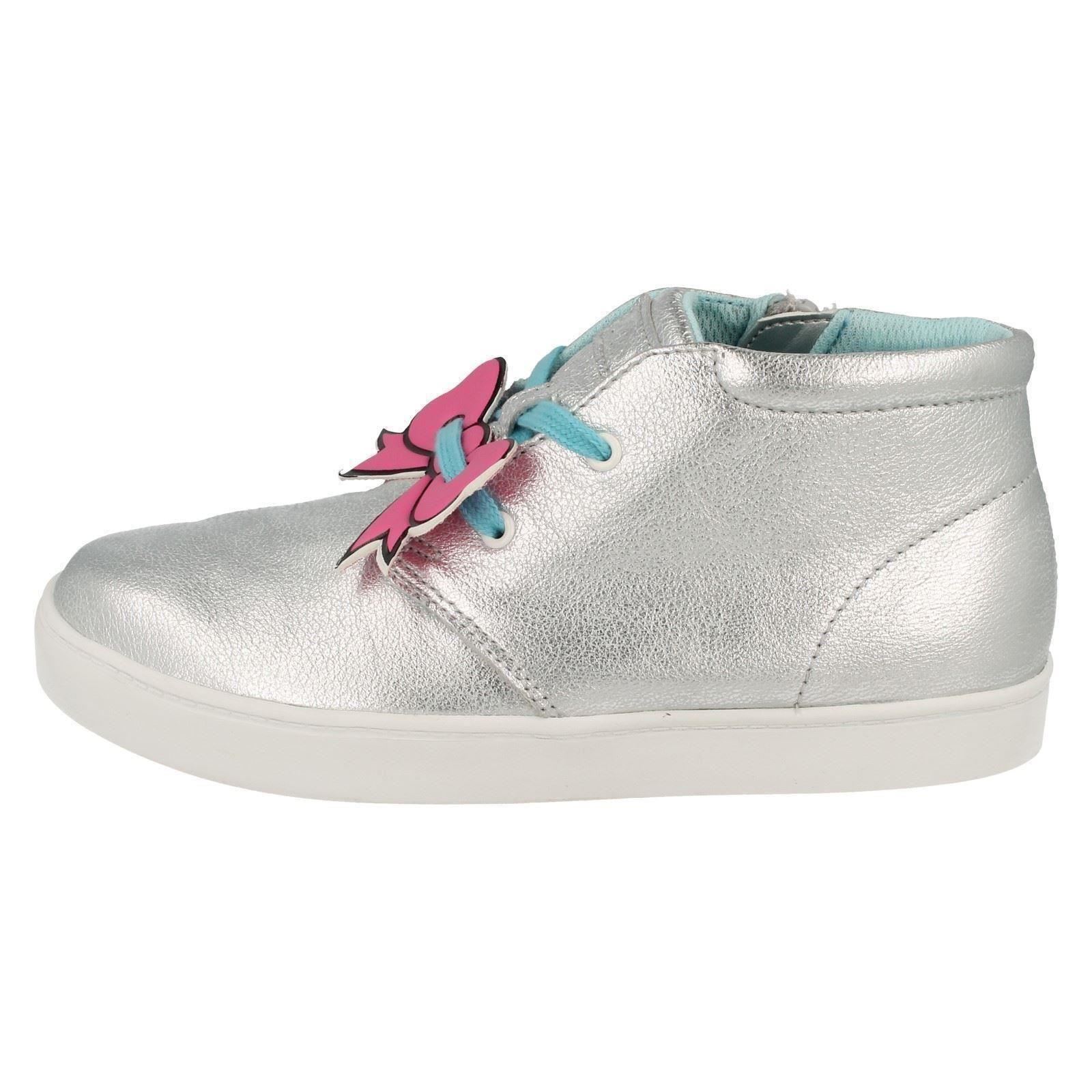 Girls Fizz Silver Casual Clarks Pattie Boots 6dRnTw