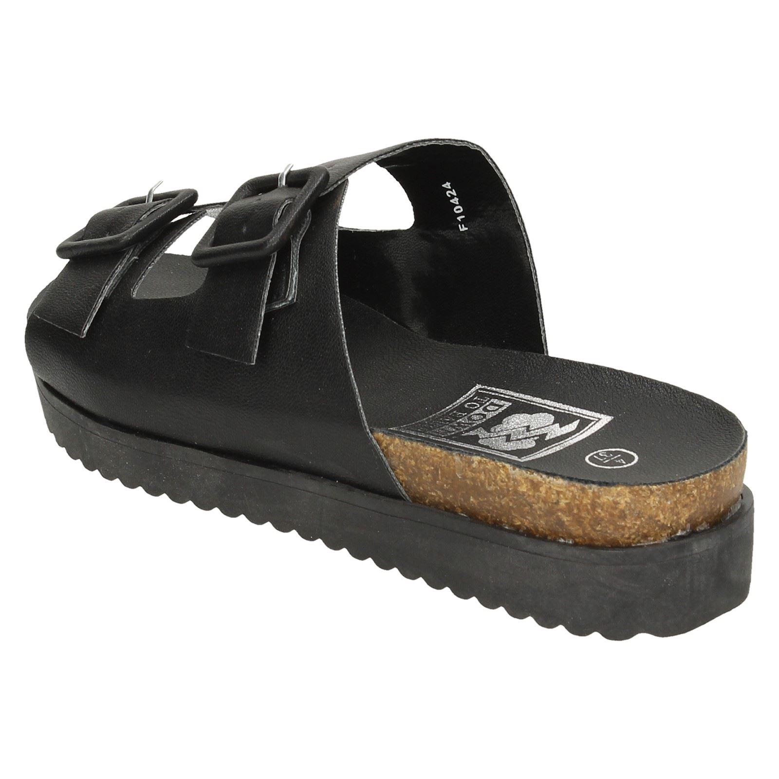 Ladies Down To Earth Flat Casual 'Sandals' - Picture 4 of 19