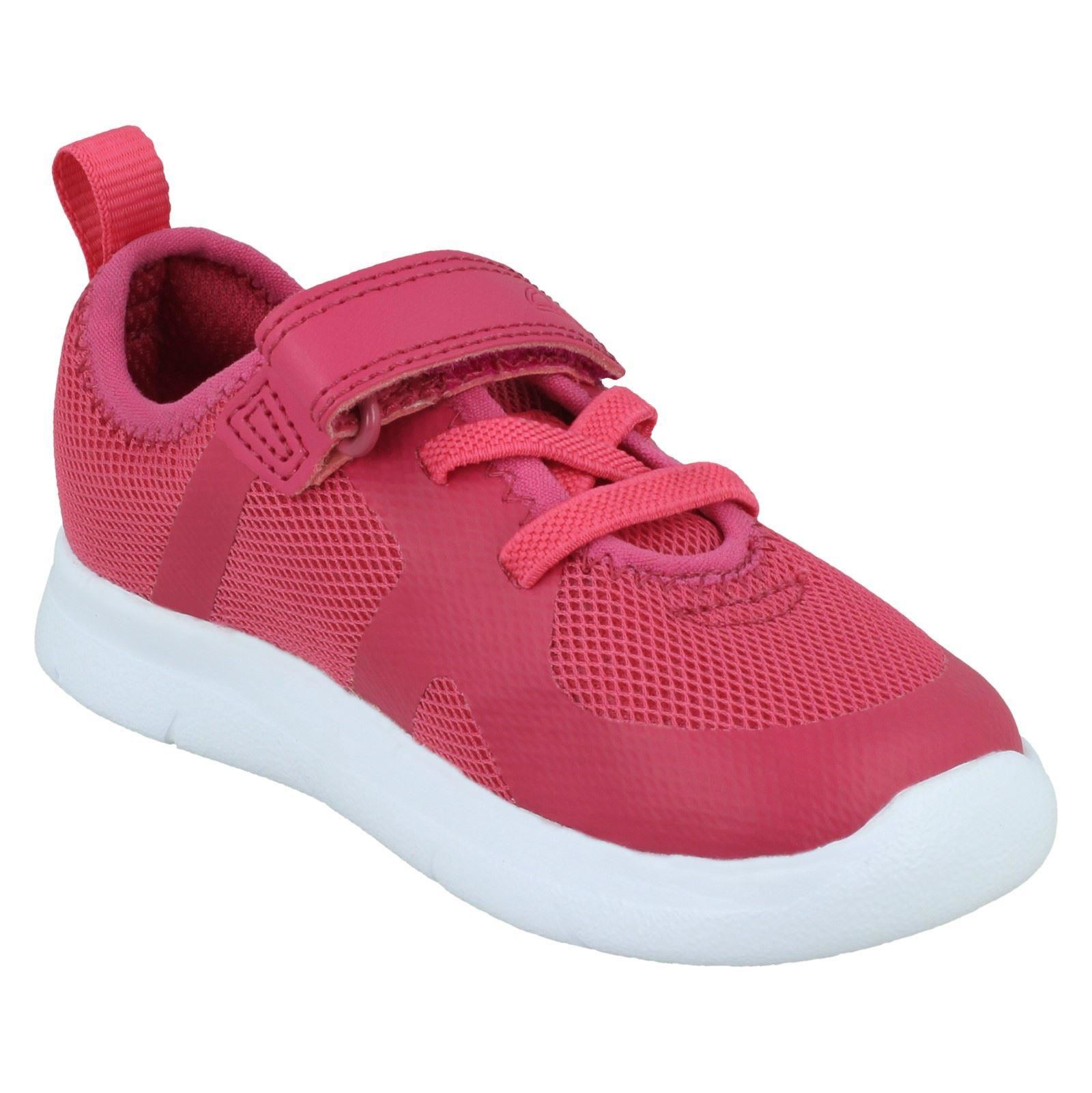 Childrens Unisex Girls Boys Clarks Casual Trainers *Ath Flux* - Picture 61 of 64