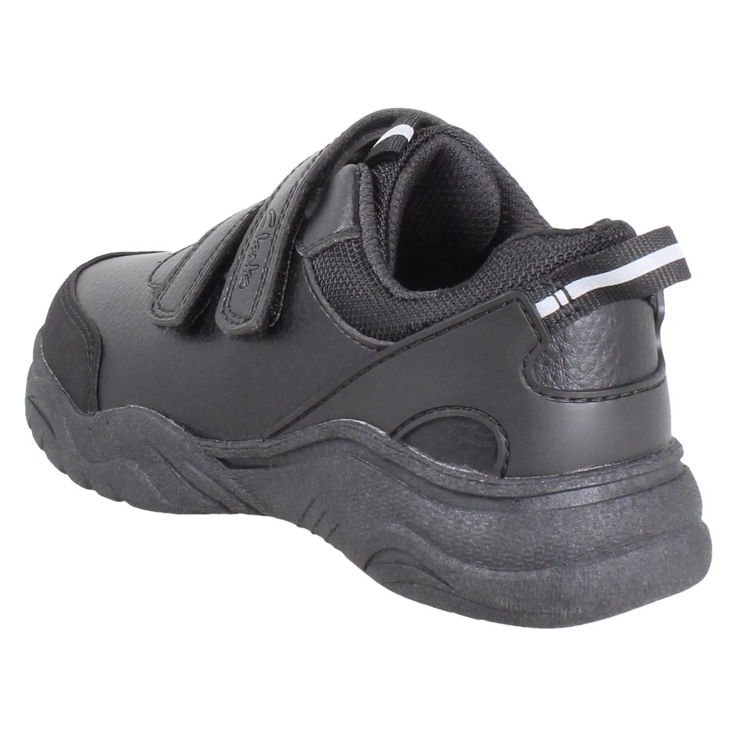 Niños Clarks Sintético Reflectante Deportivo Estilo Escuela Zapatos: Pluma Shine - Imagen 6 de 10