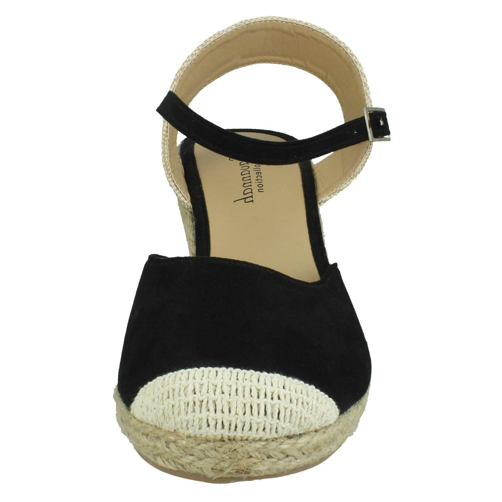 Ladies Savannah Wide Fitting Closed Toe Wedges - Picture 5 of 28