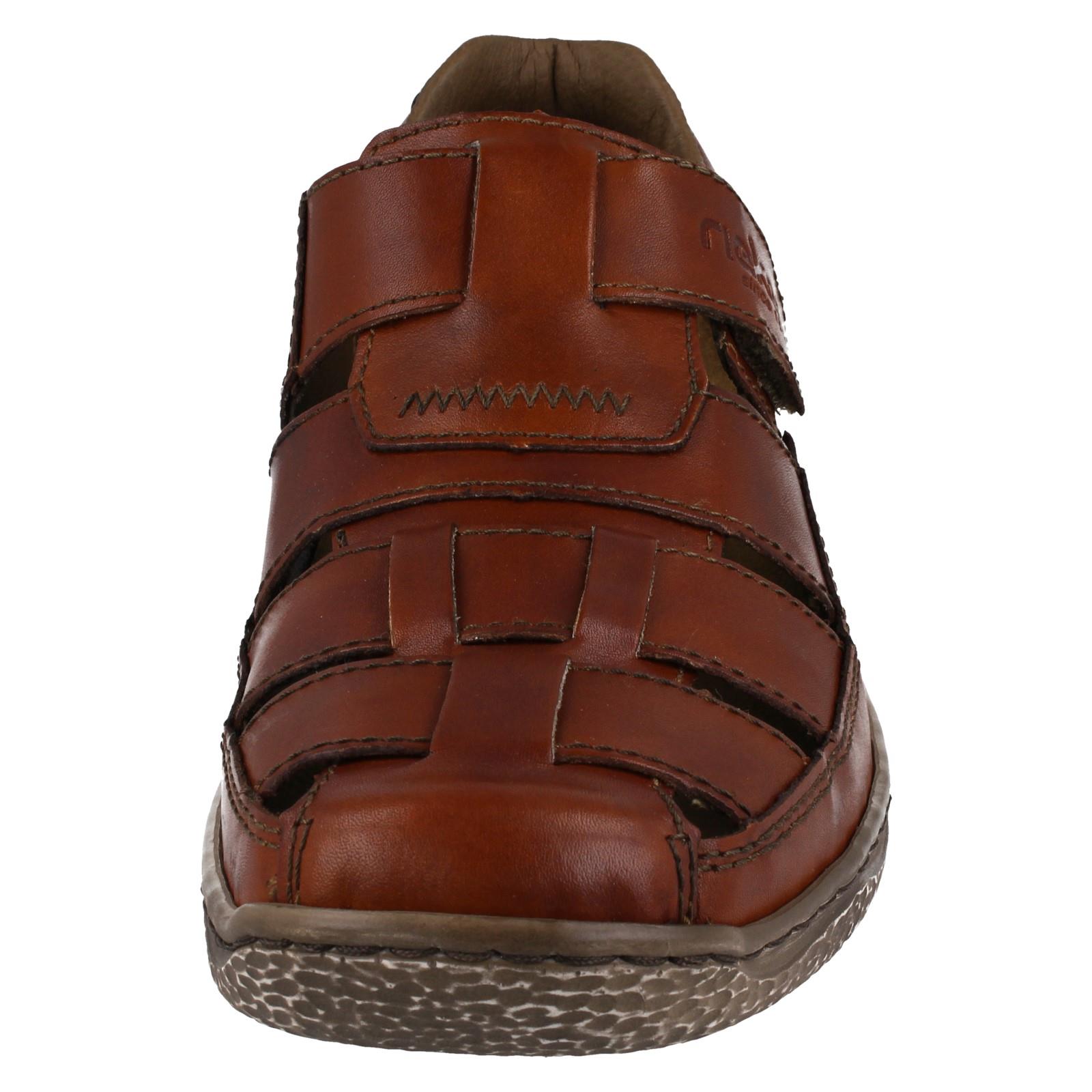 Men Rieker Casual Extra Wide Closed Toe Sandals '03578' - Picture 3 of 10