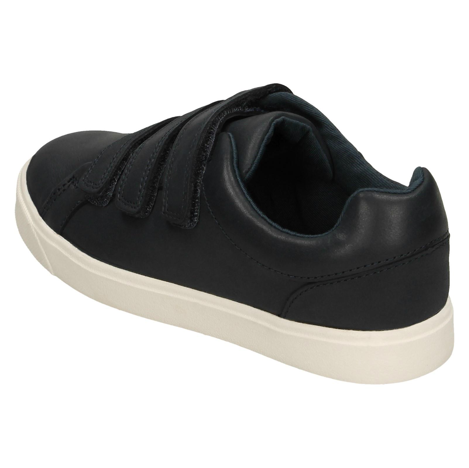 Childrens Unisex Clarks Hook & Loop Trainers City Oasis Lo K - Picture 4 of 19