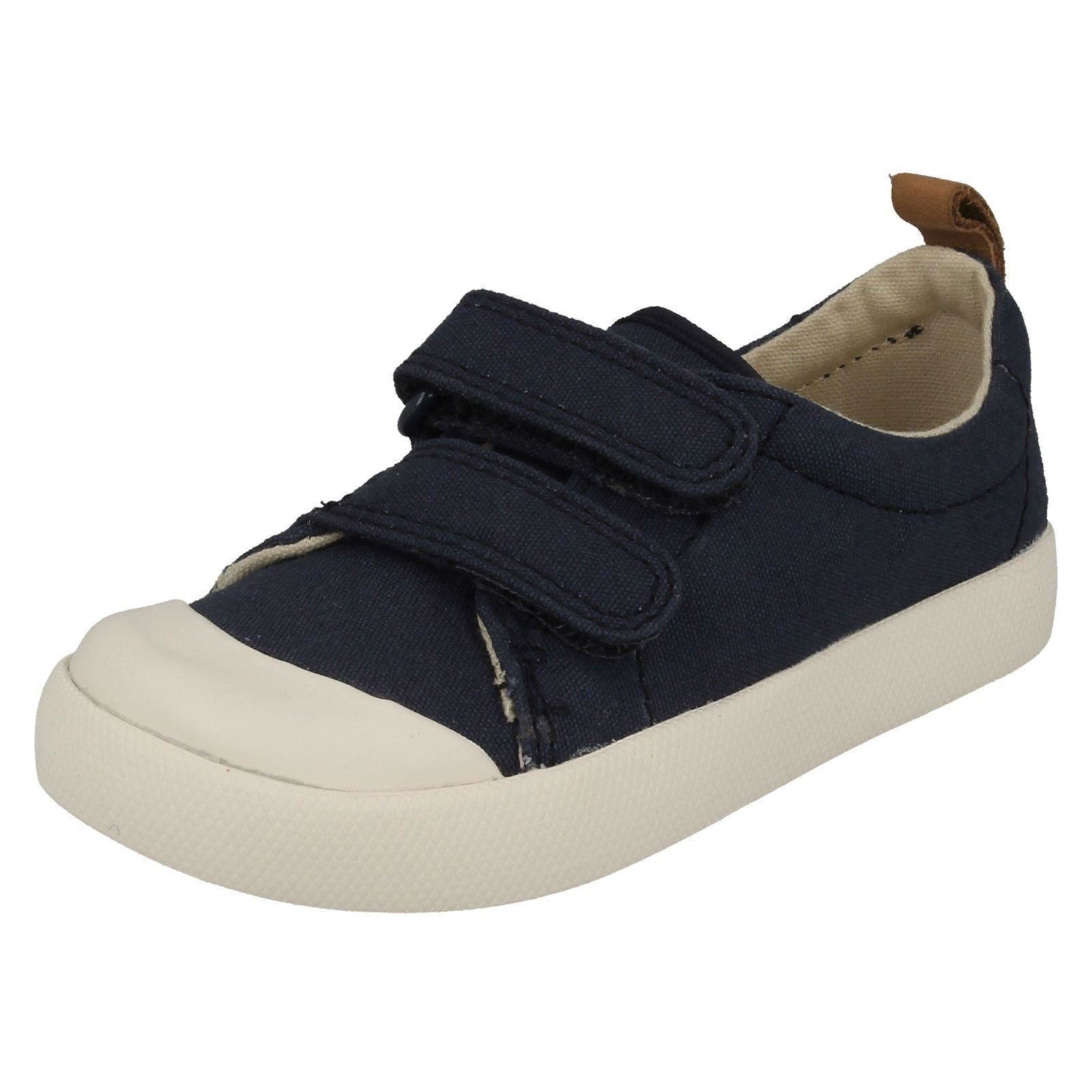 Boys Clarks Machine Washable Summer Doodles Halcy High 18 - Picture 2 of 10