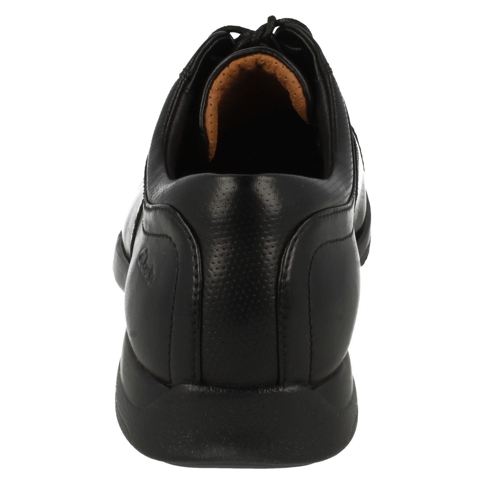 Mens nero generale Clarks 5 Cap Up Lace Smart Shoes rqCx6Trn